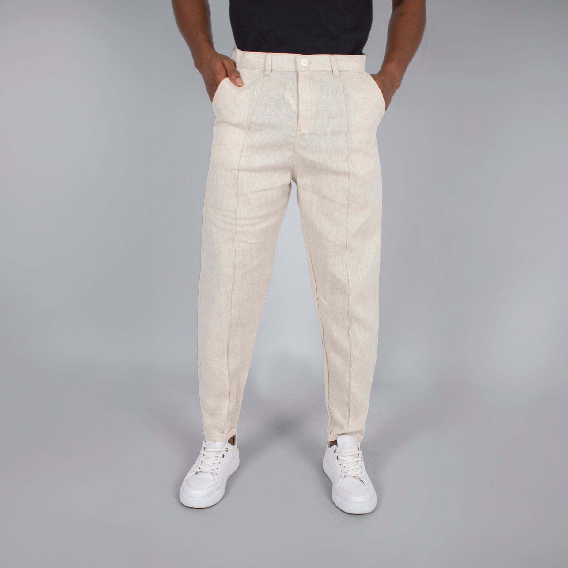 Pantalón hombre clasico sand