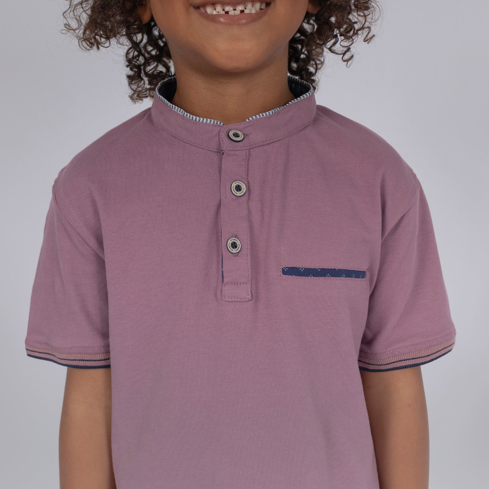 Polo niño neru grape