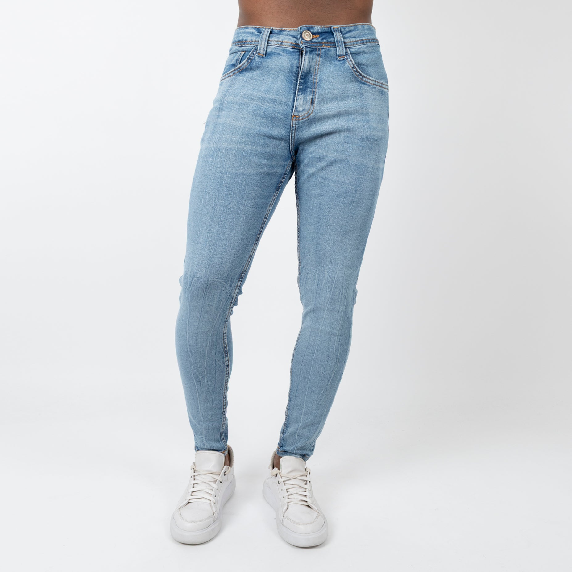Jean hombre skinny azul