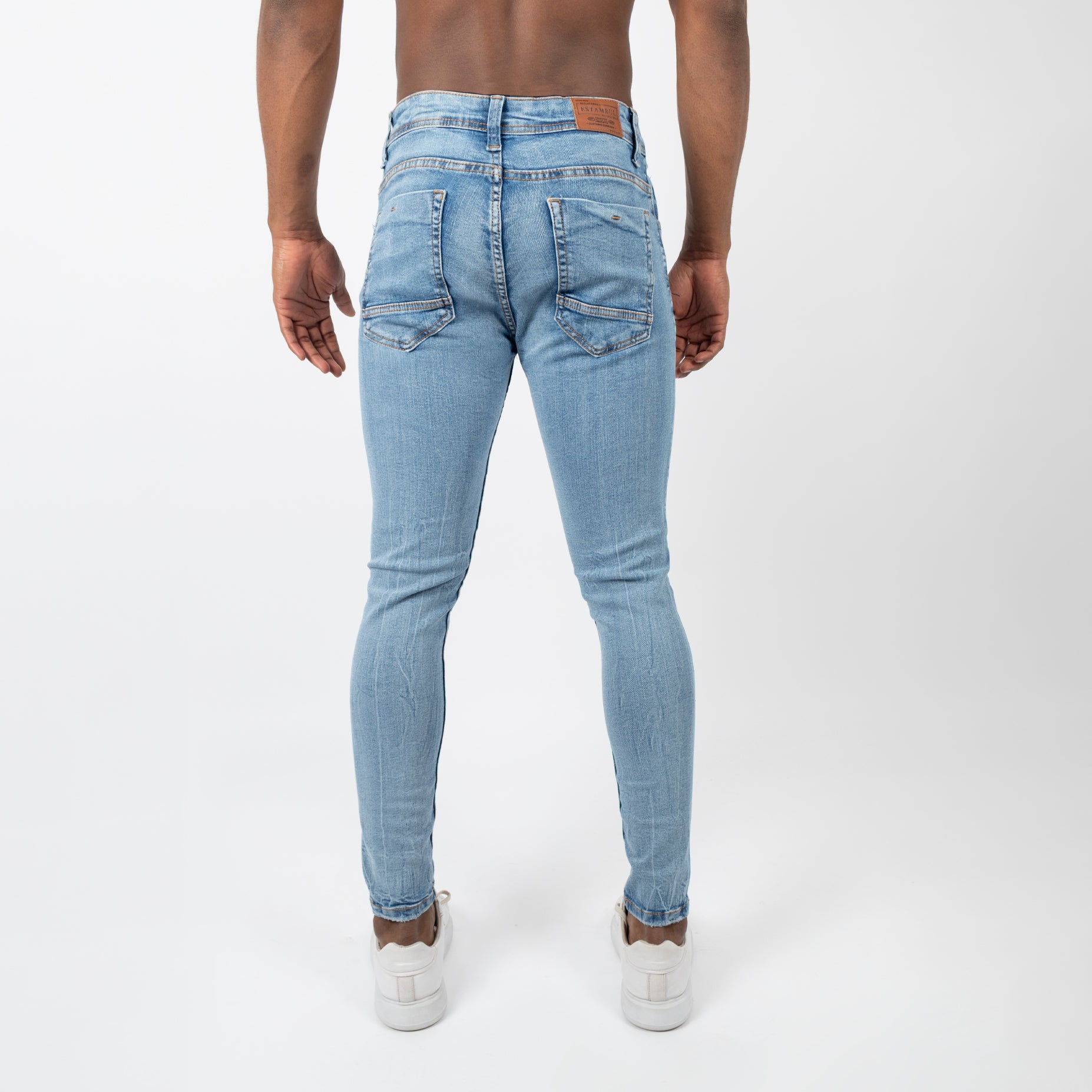 Jean hombre skinny azul