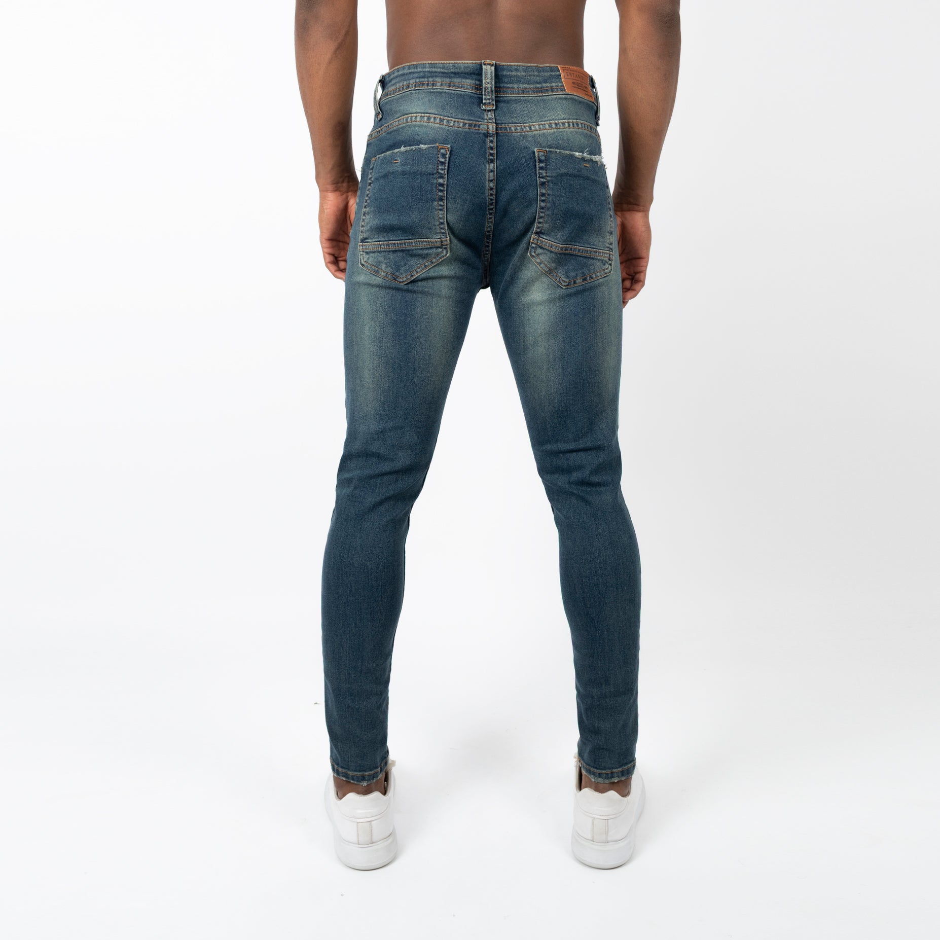 Jean hombre skinny azul