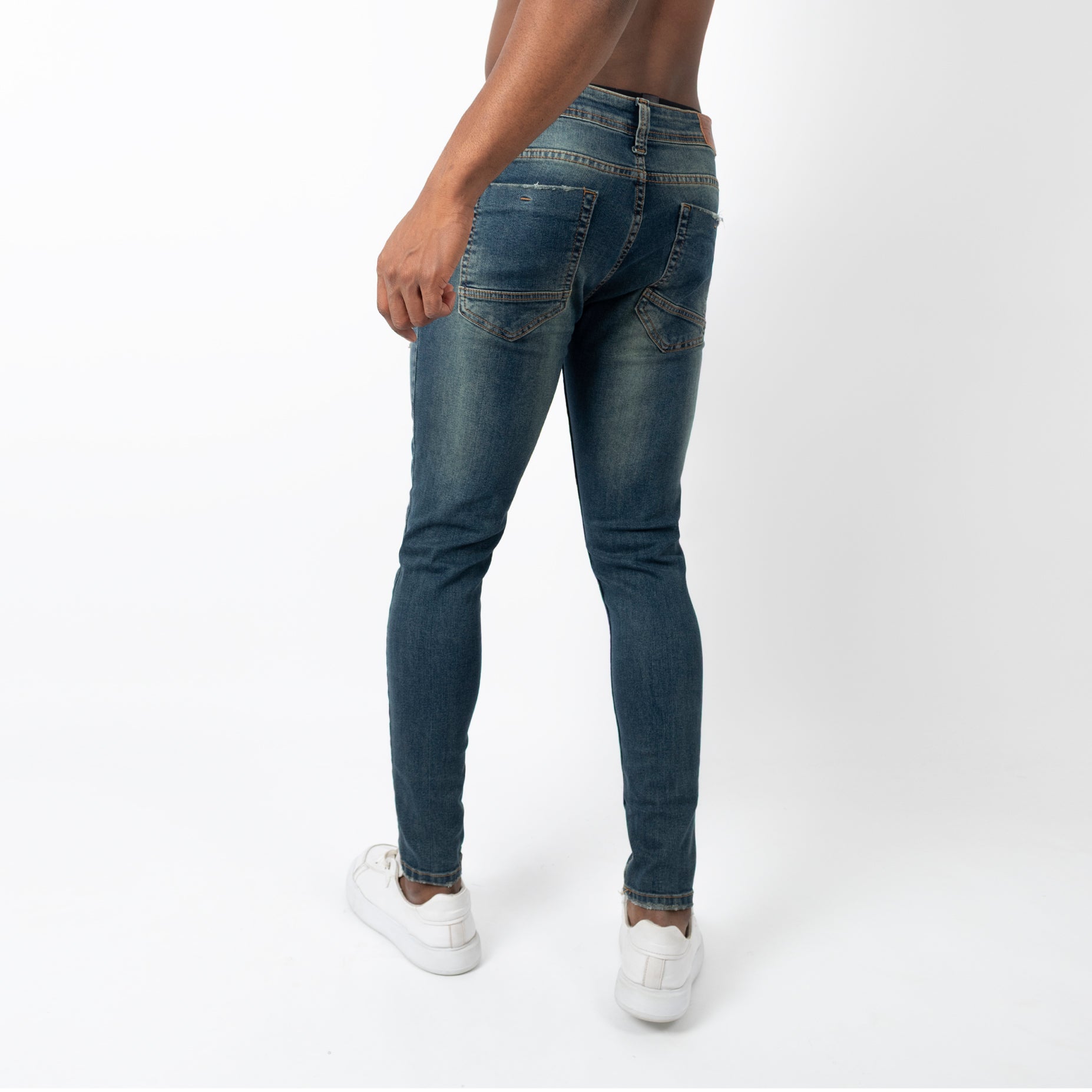 Jean hombre skinny azul