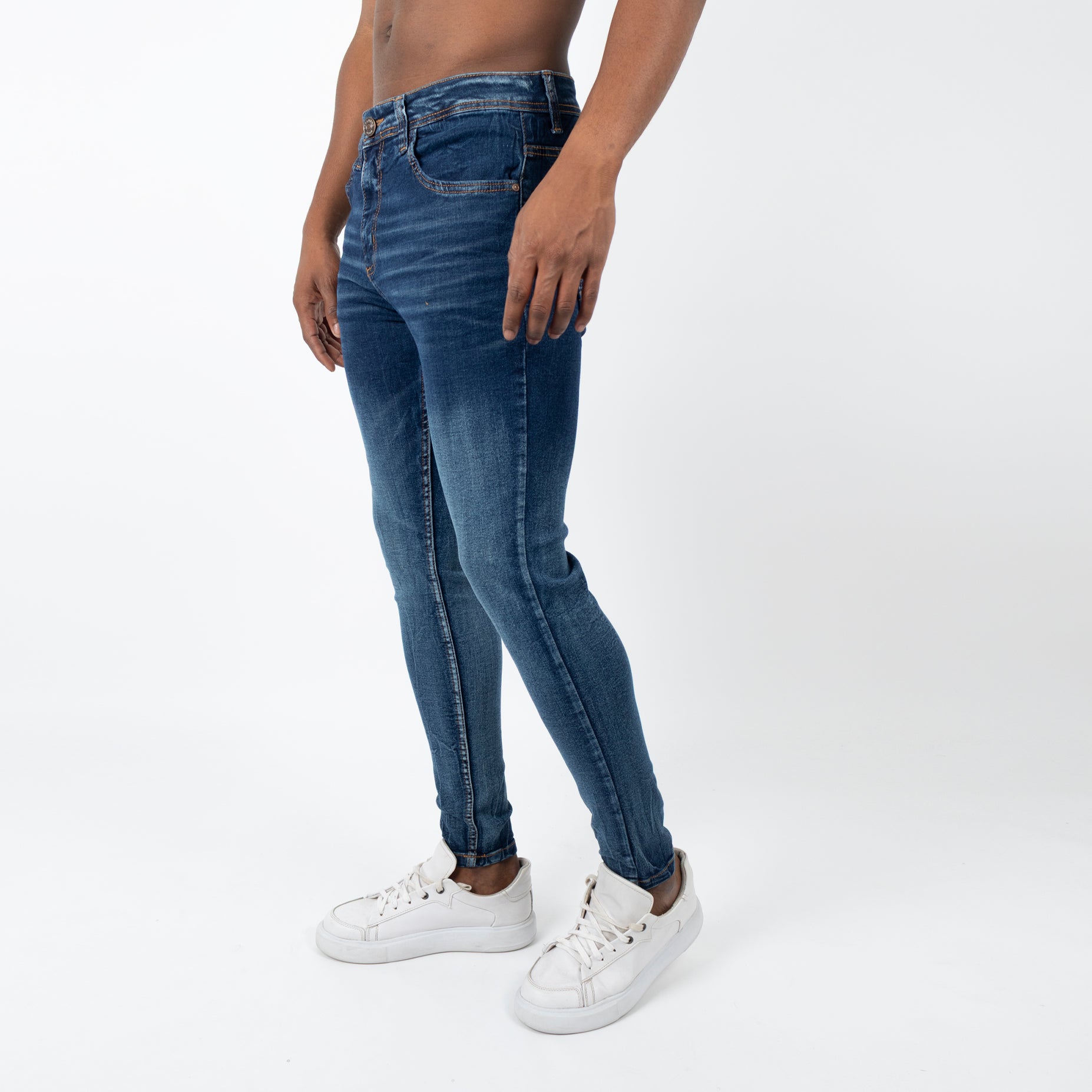 Jean hombre skinny azul