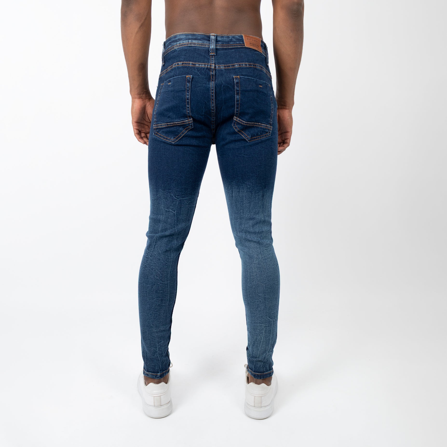 Jean hombre skinny azul