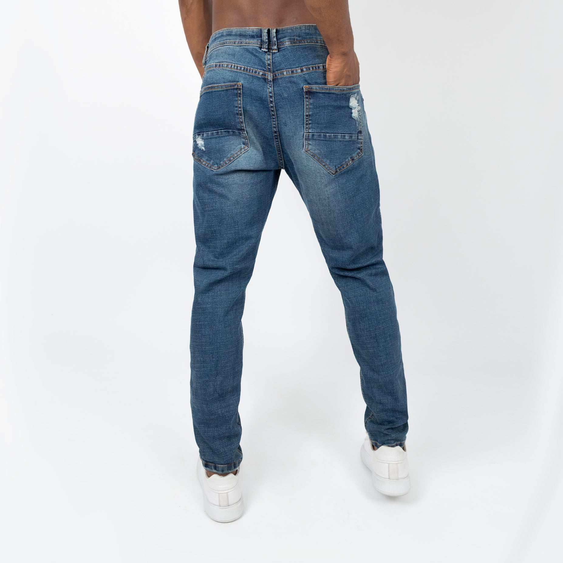 Jean hombre skinny azul