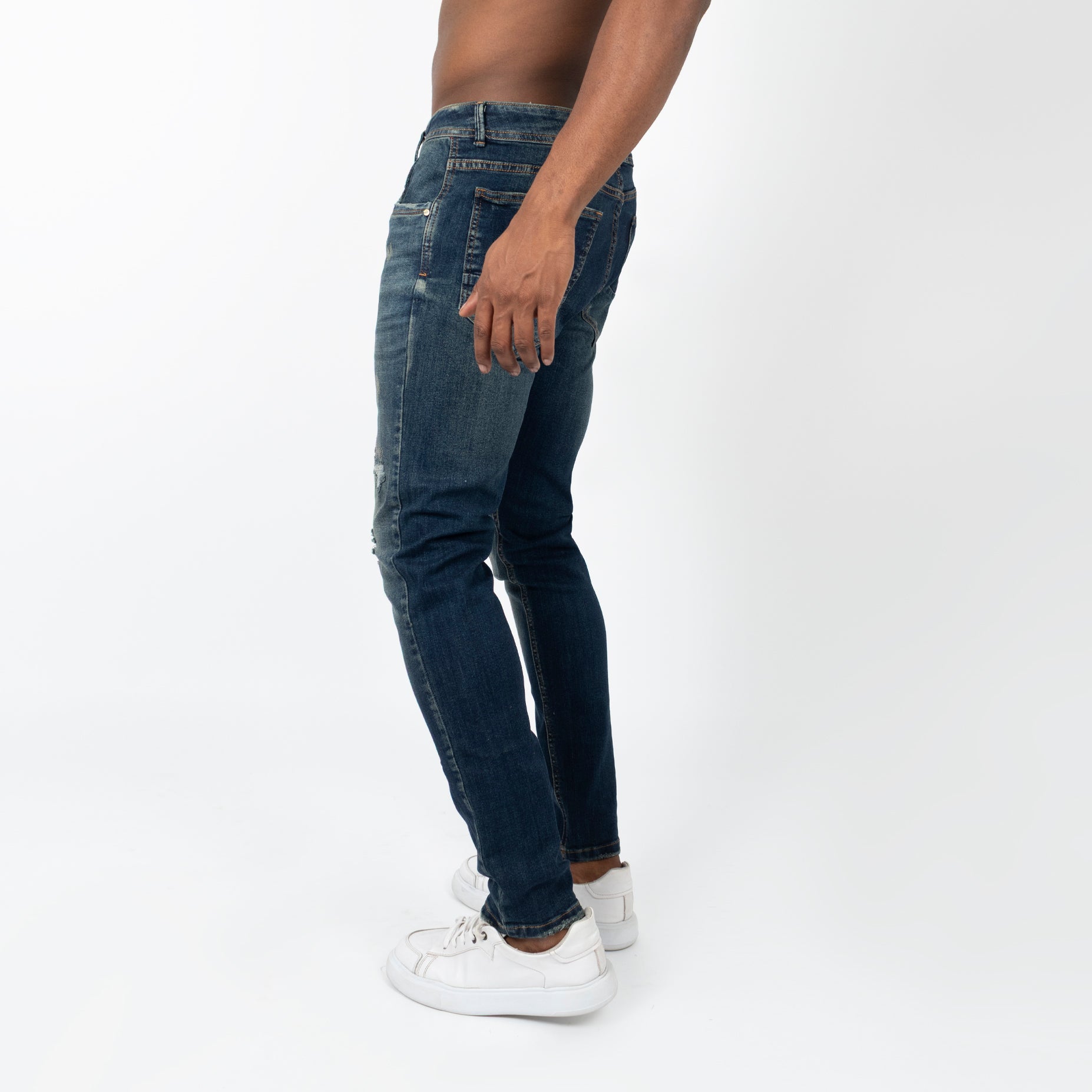 Jean hombre skinny azul