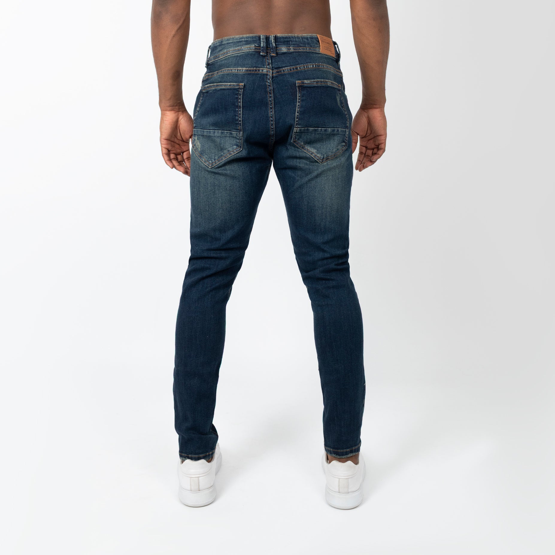 Jean hombre skinny azul