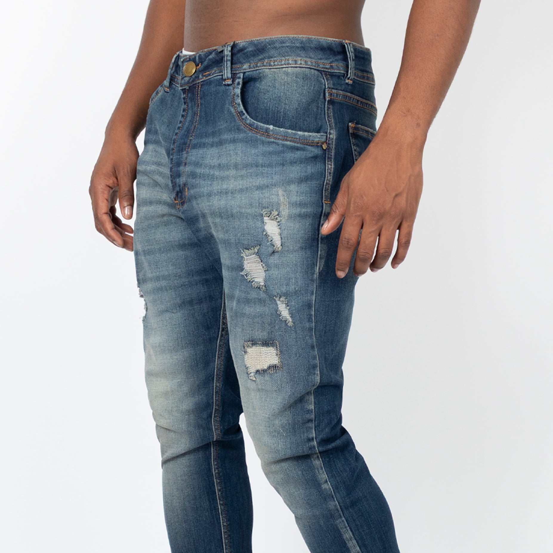 Jean hombre skinny dirty