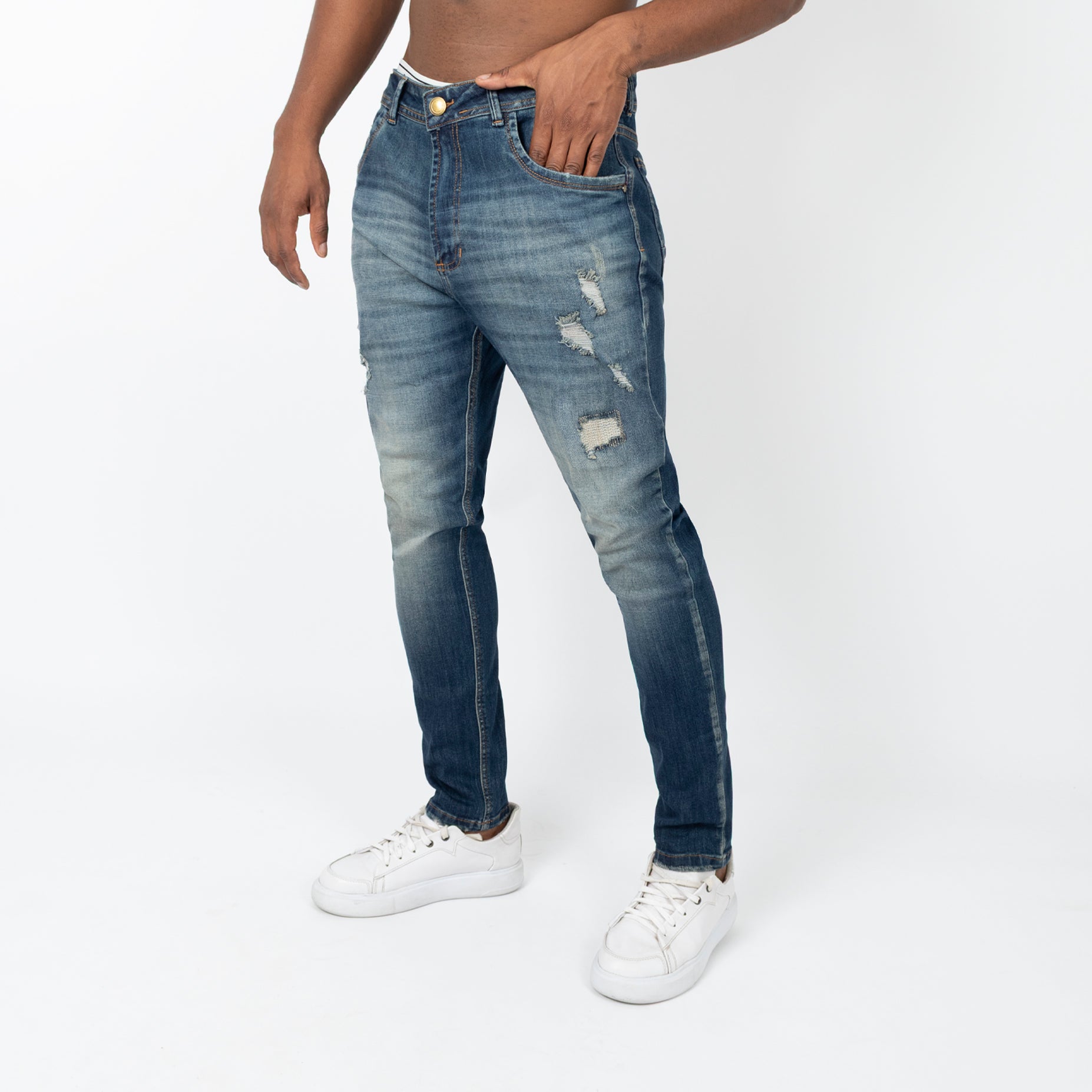Jean hombre skinny dirty