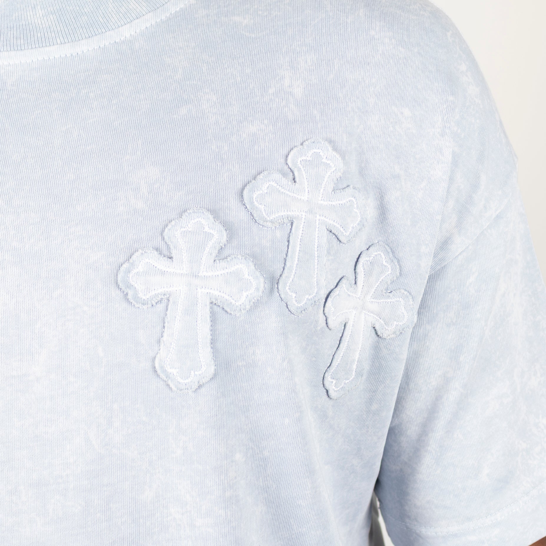 Oversize hombre degrade bordada