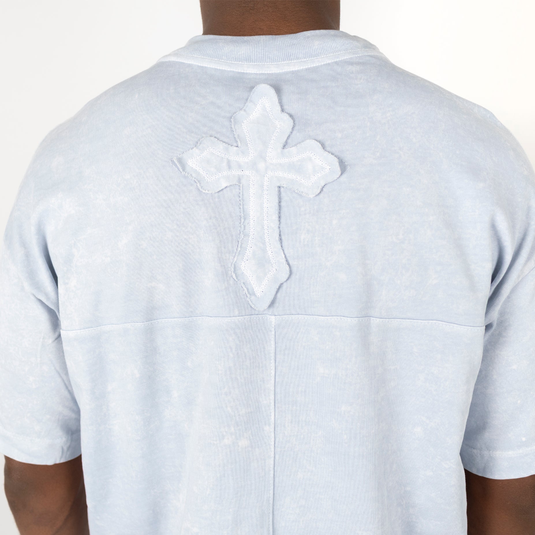 Oversize hombre degrade bordada