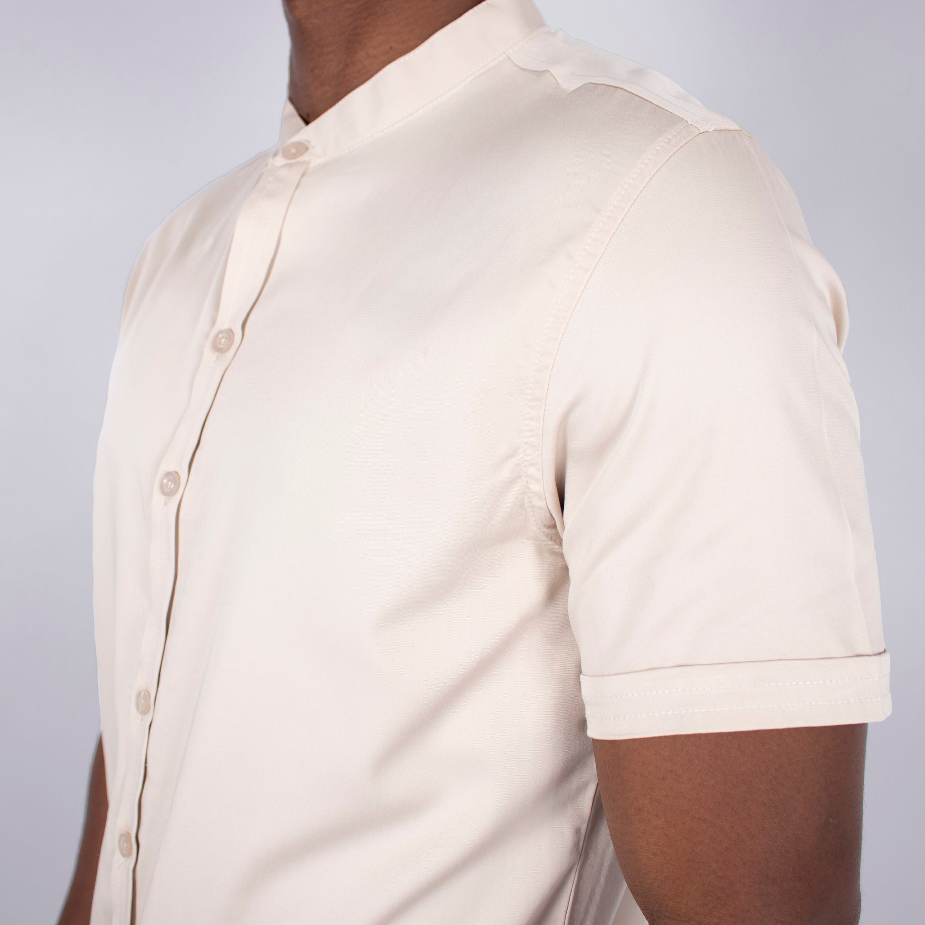 Camisa hombre Basica Beige