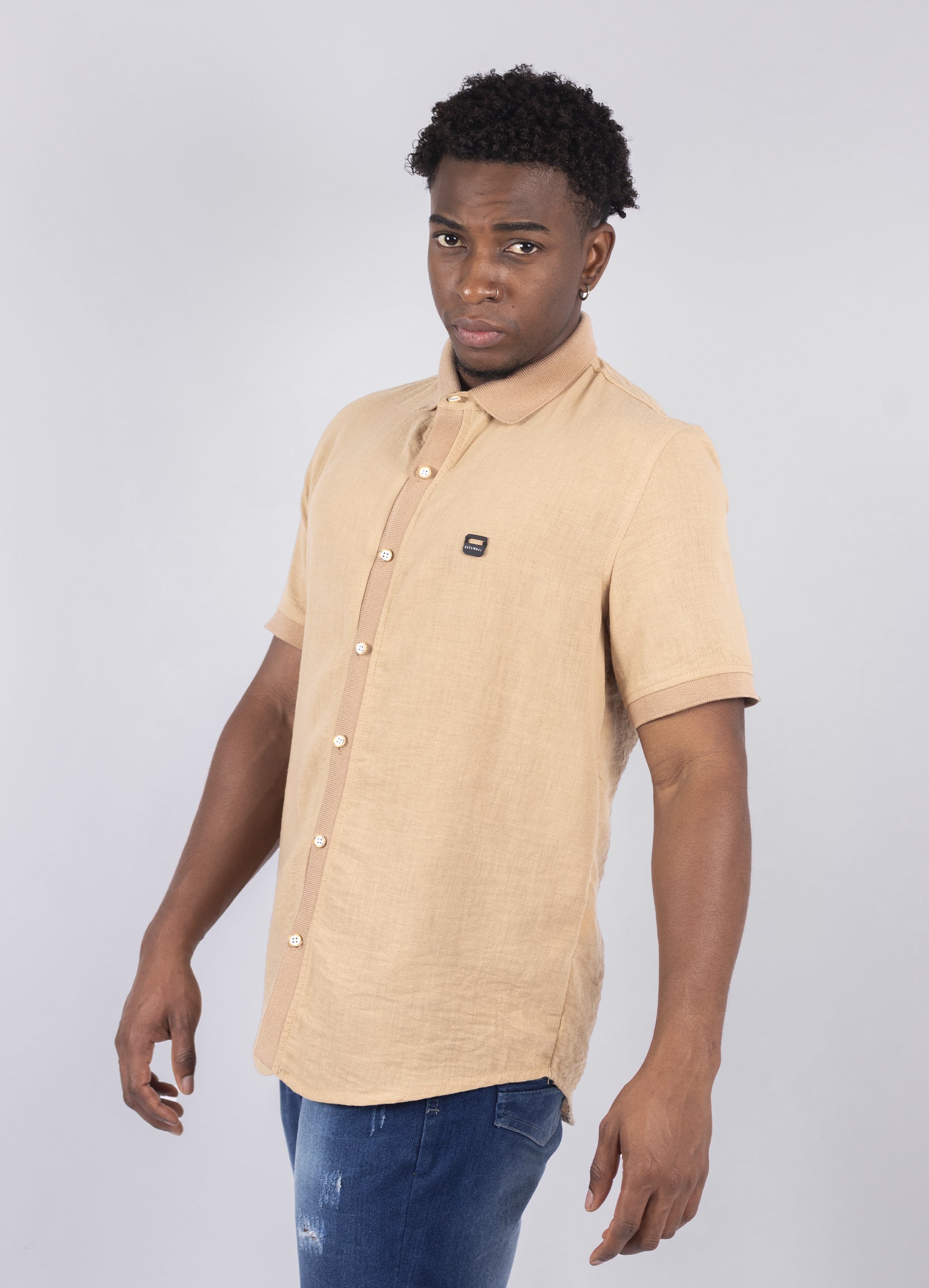 Camisa hombre Aplique