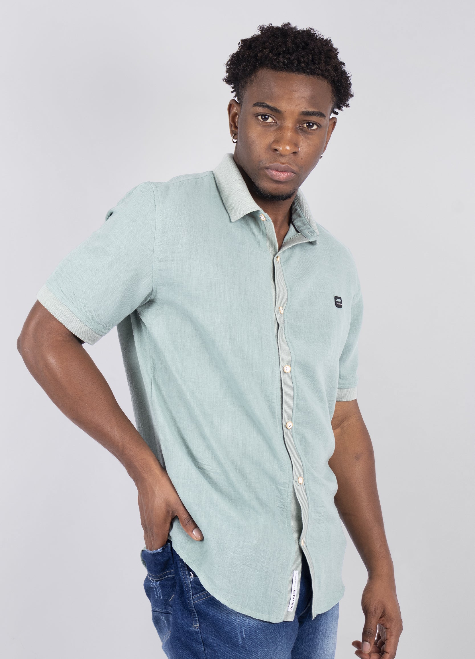 Camisa hombre Aplique