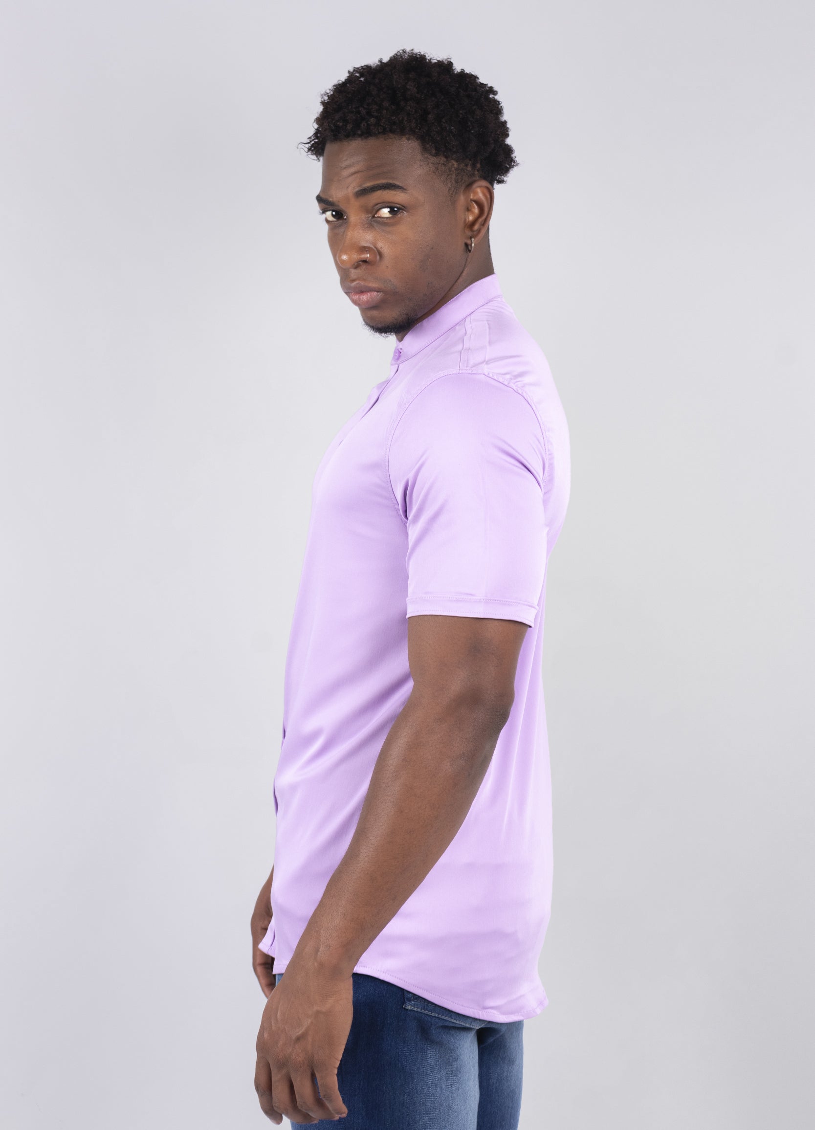 Camisa hombre Básica lila