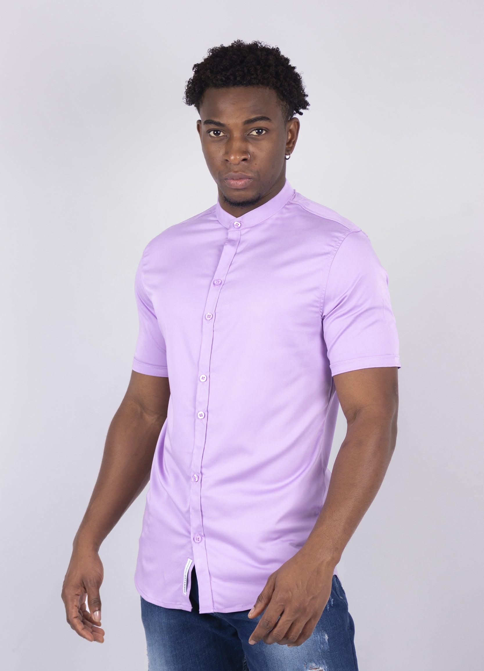 Camisa hombre Básica lila
