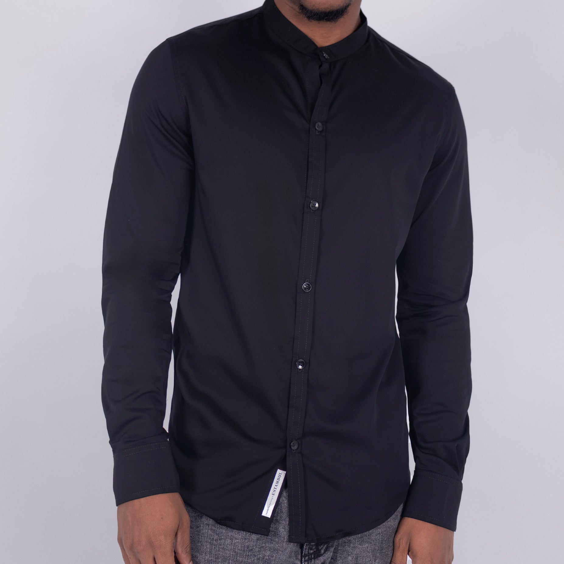 Camisa hombre Ml Nerú Negra