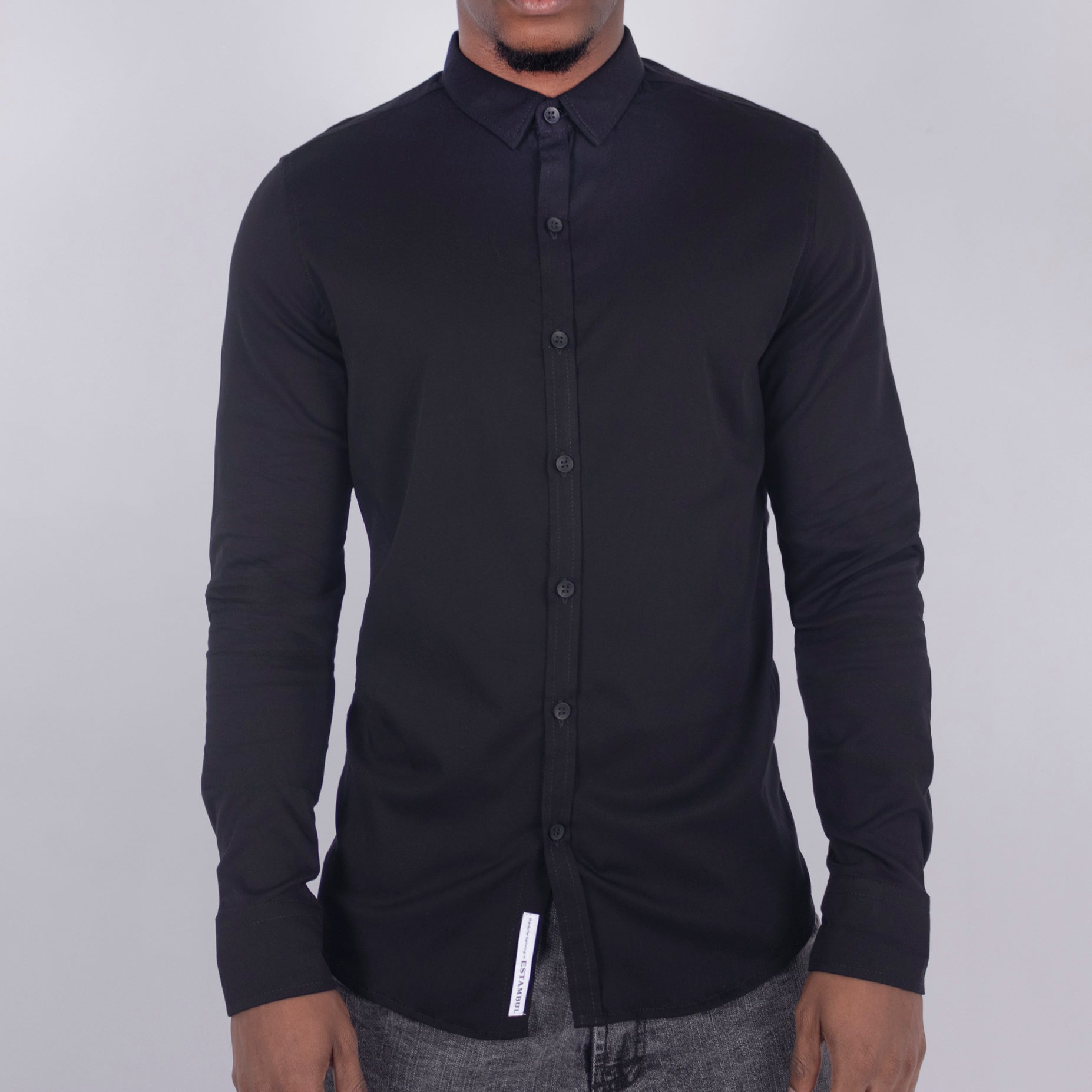 Camisa hombre ML Negra