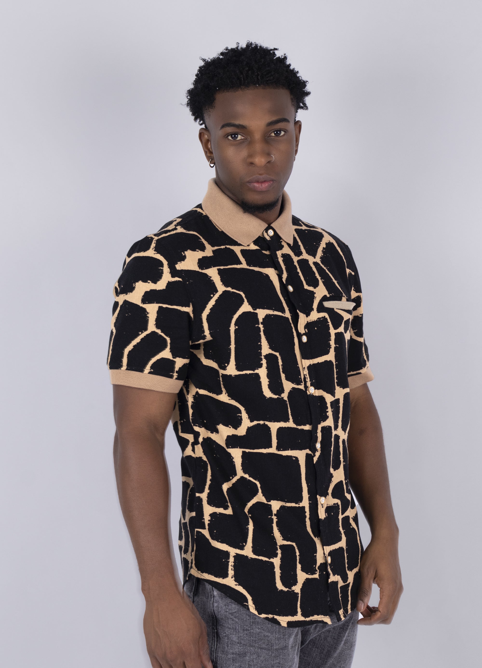 Camisa hombre Animal-print