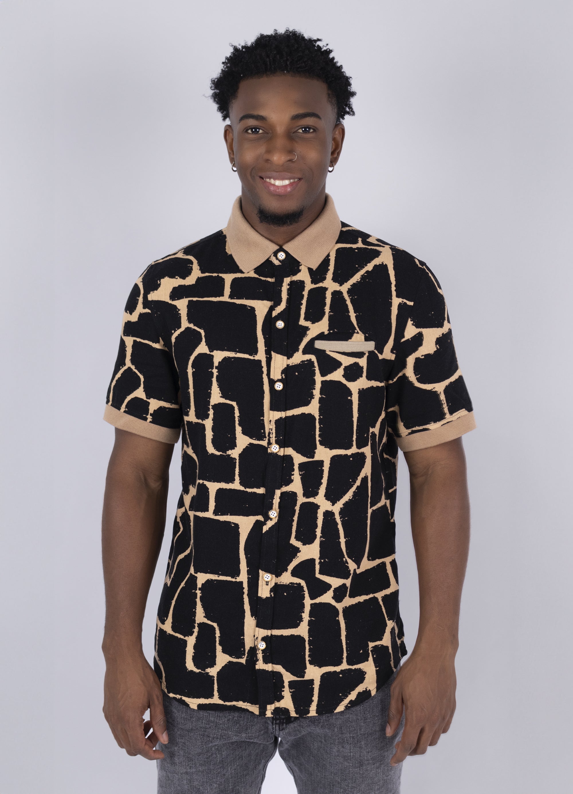 Camisa hombre Animal-print