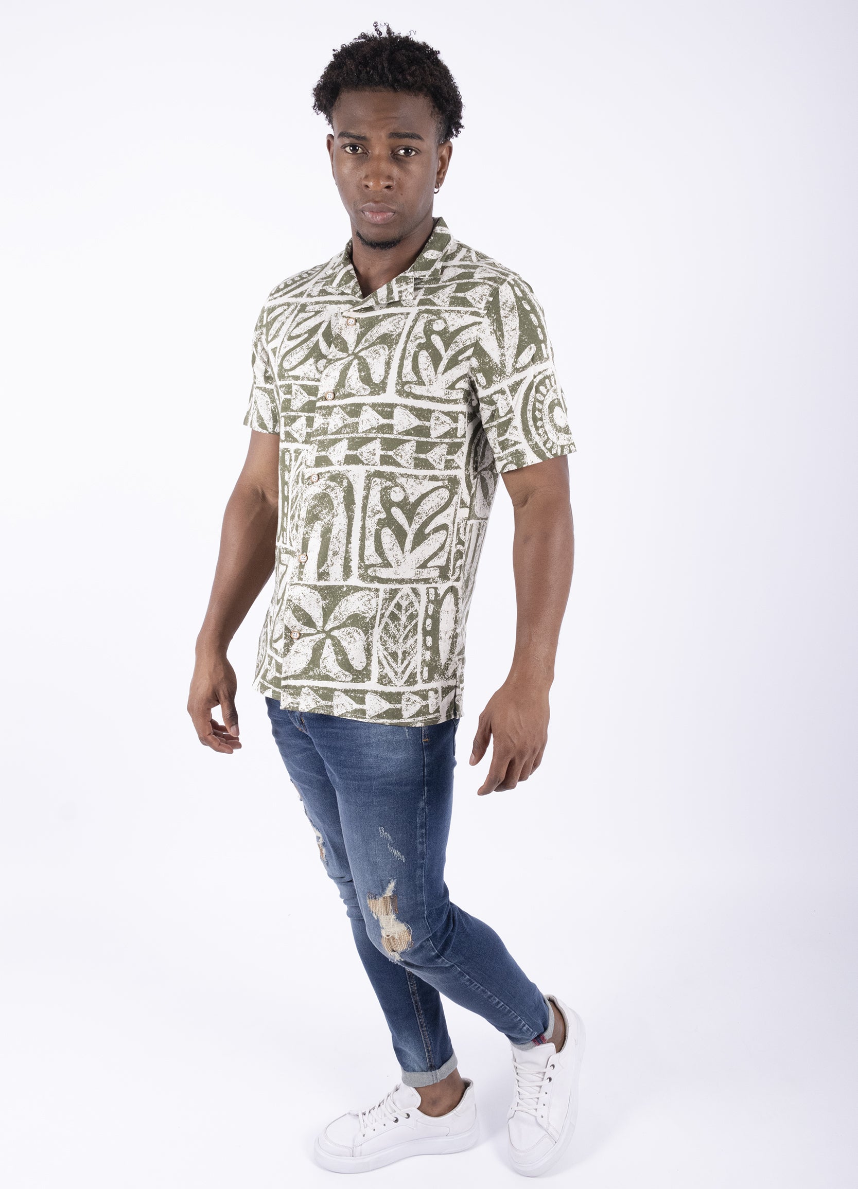 Camisa hombre Rigida Verde