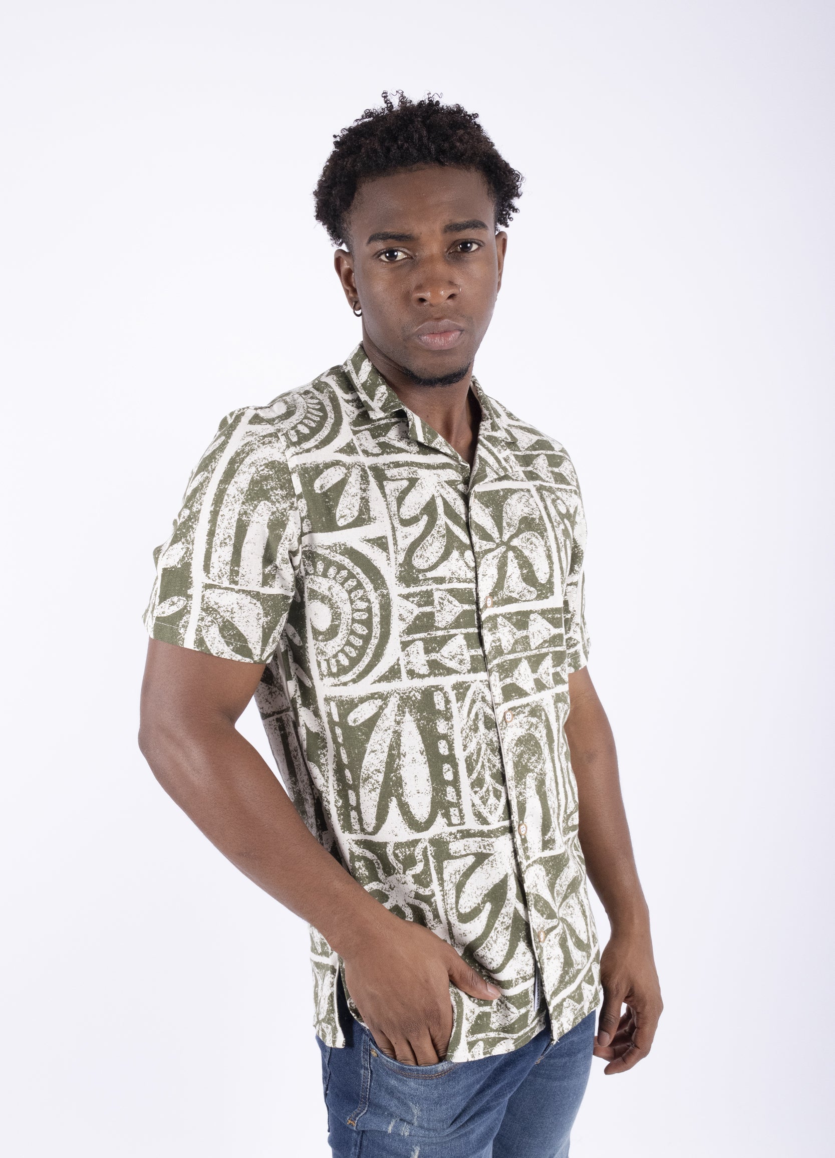 Camisa hombre Rigida Verde