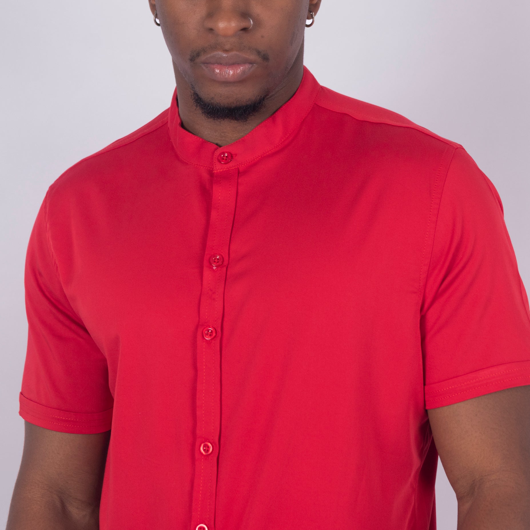 Camisa hombre Basica Roja