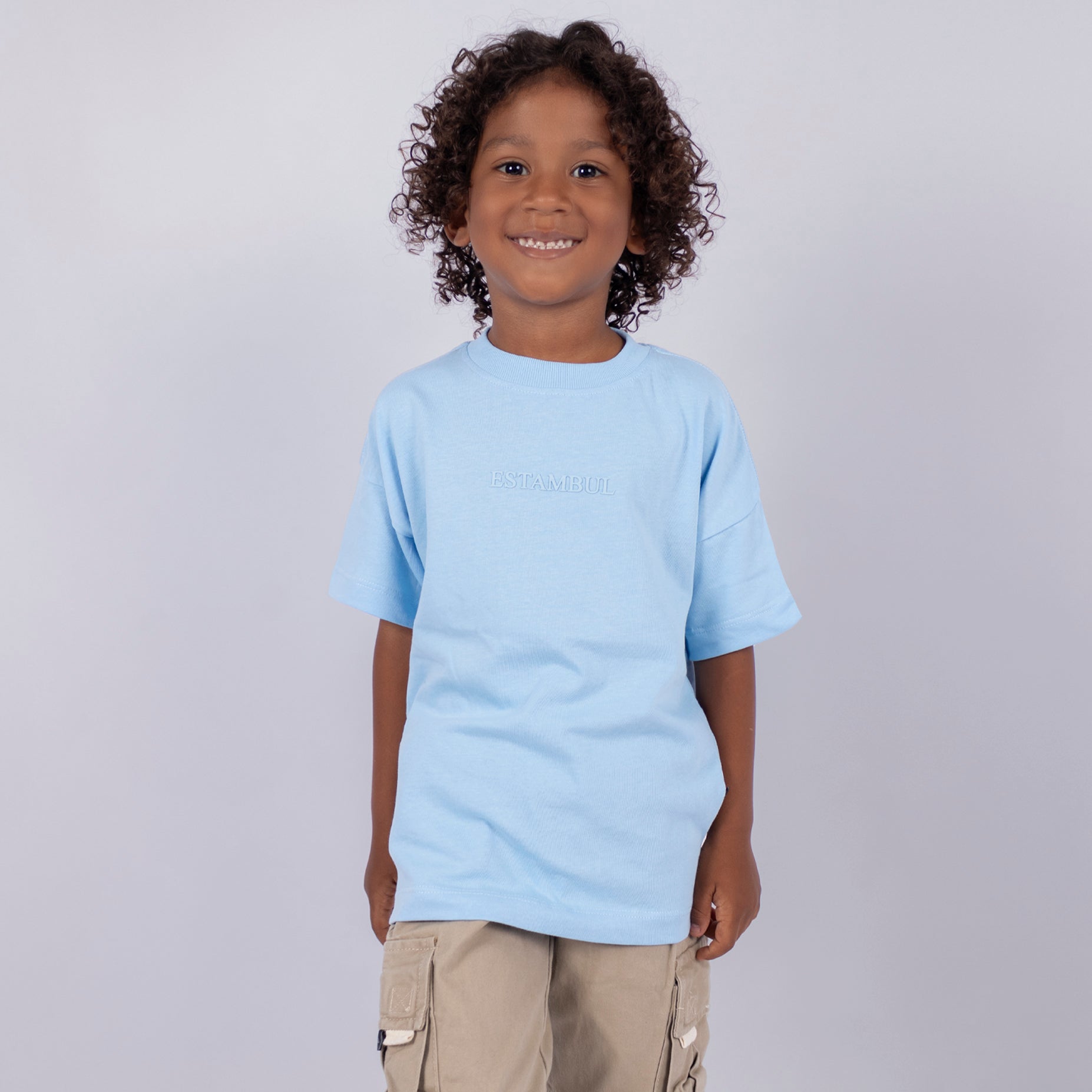 Oversize niño Estambul Azul