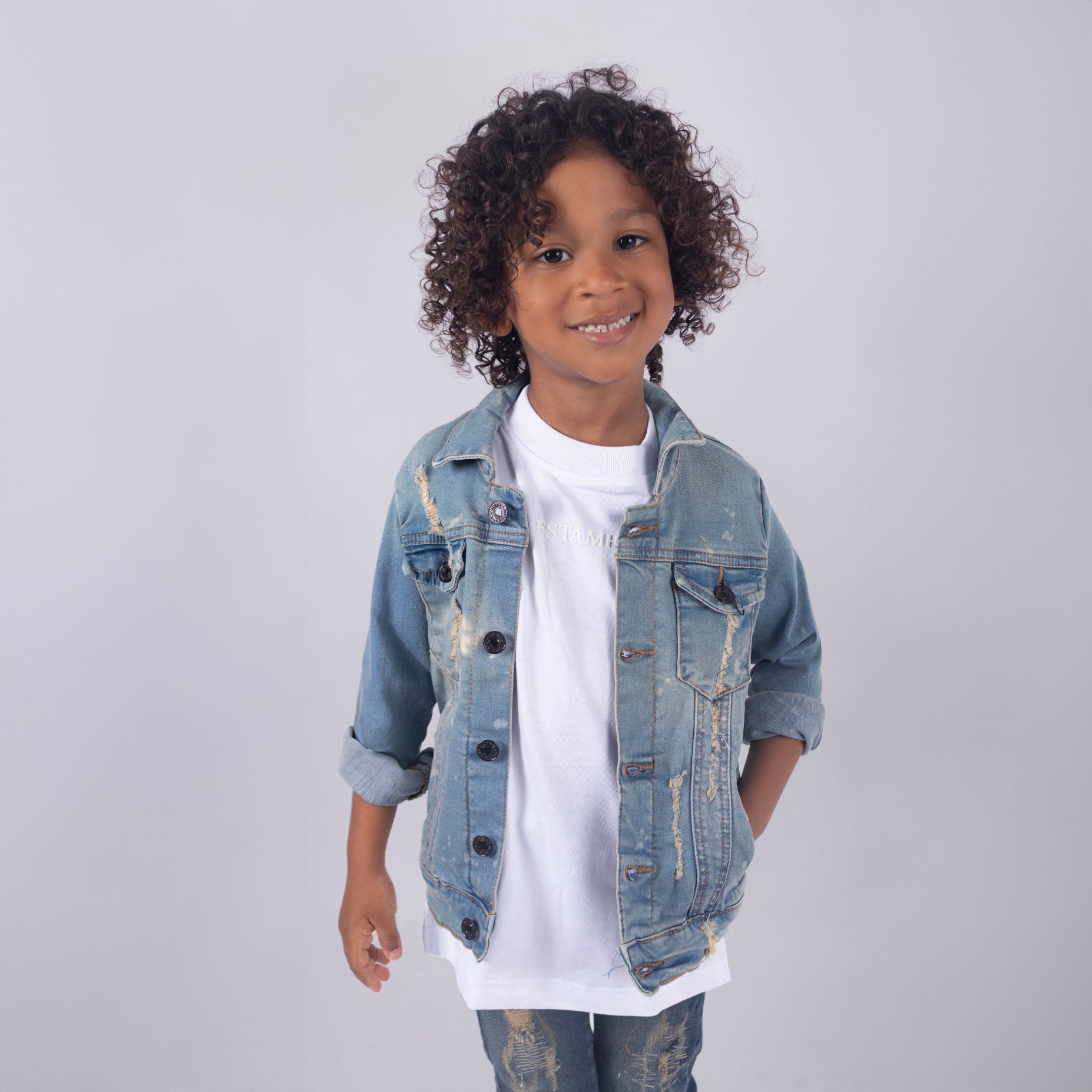 Chaqueta niño Matizada