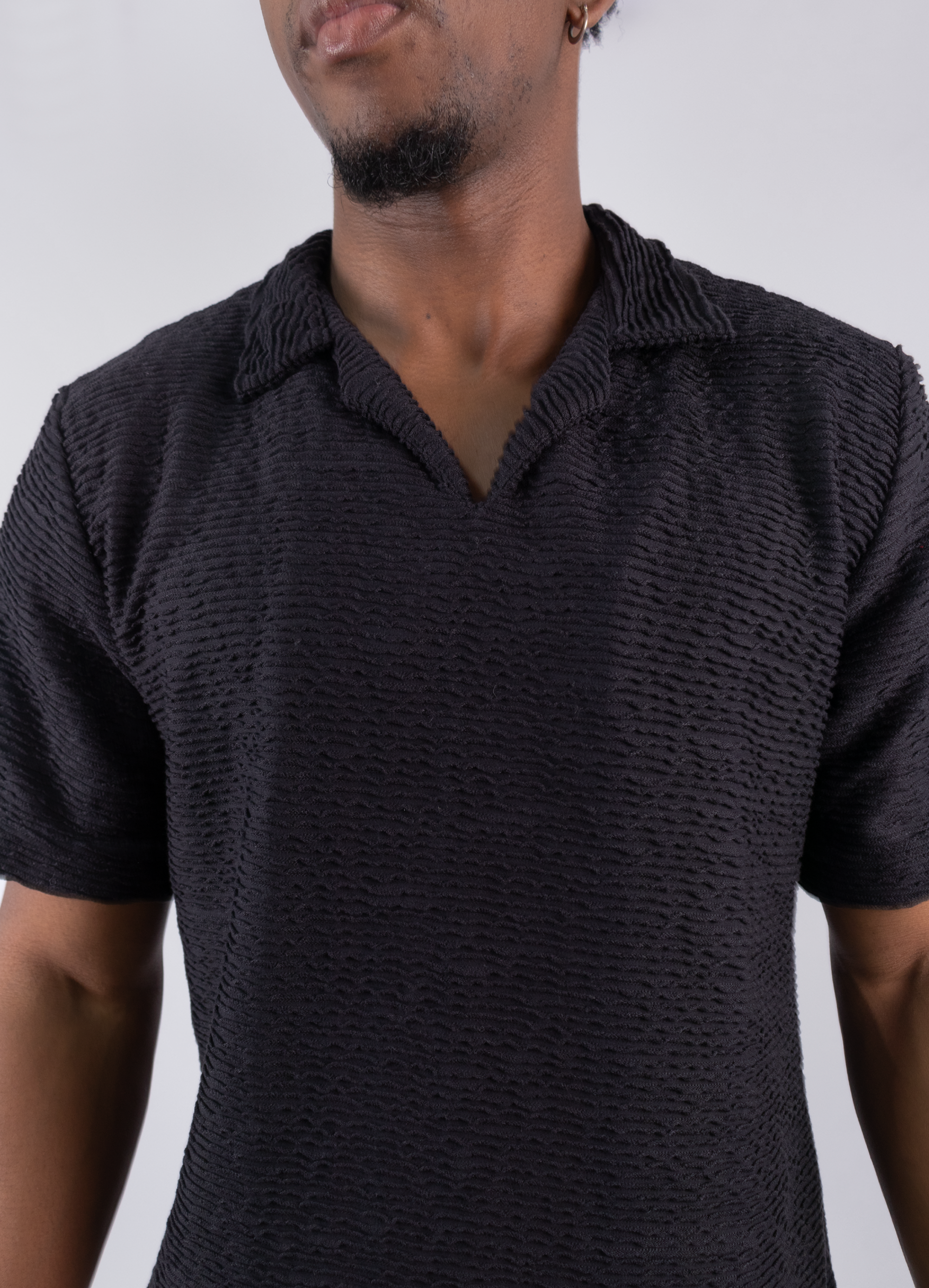 Conjunto adulto textura negro