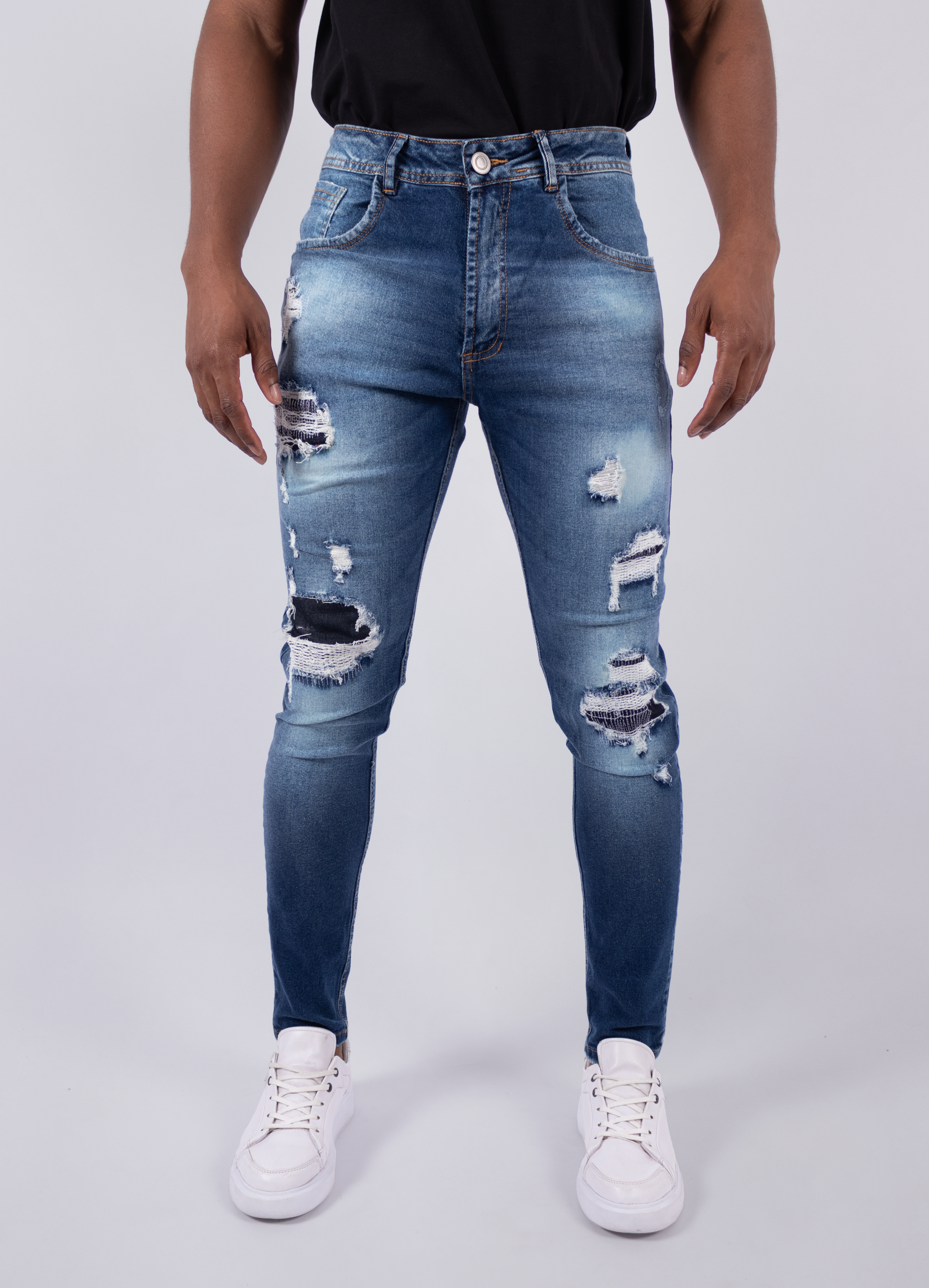 Jean hombre Skinny Costuras
