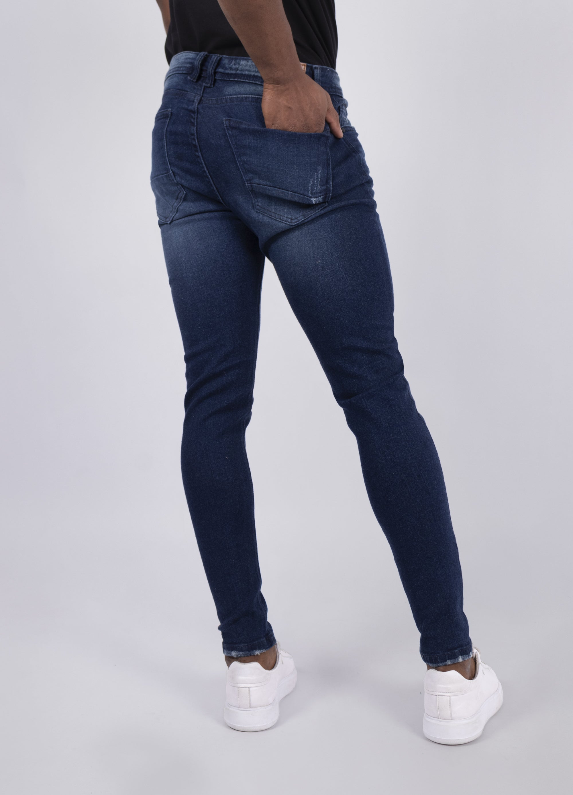 Jean hombre Skinny Oscuro