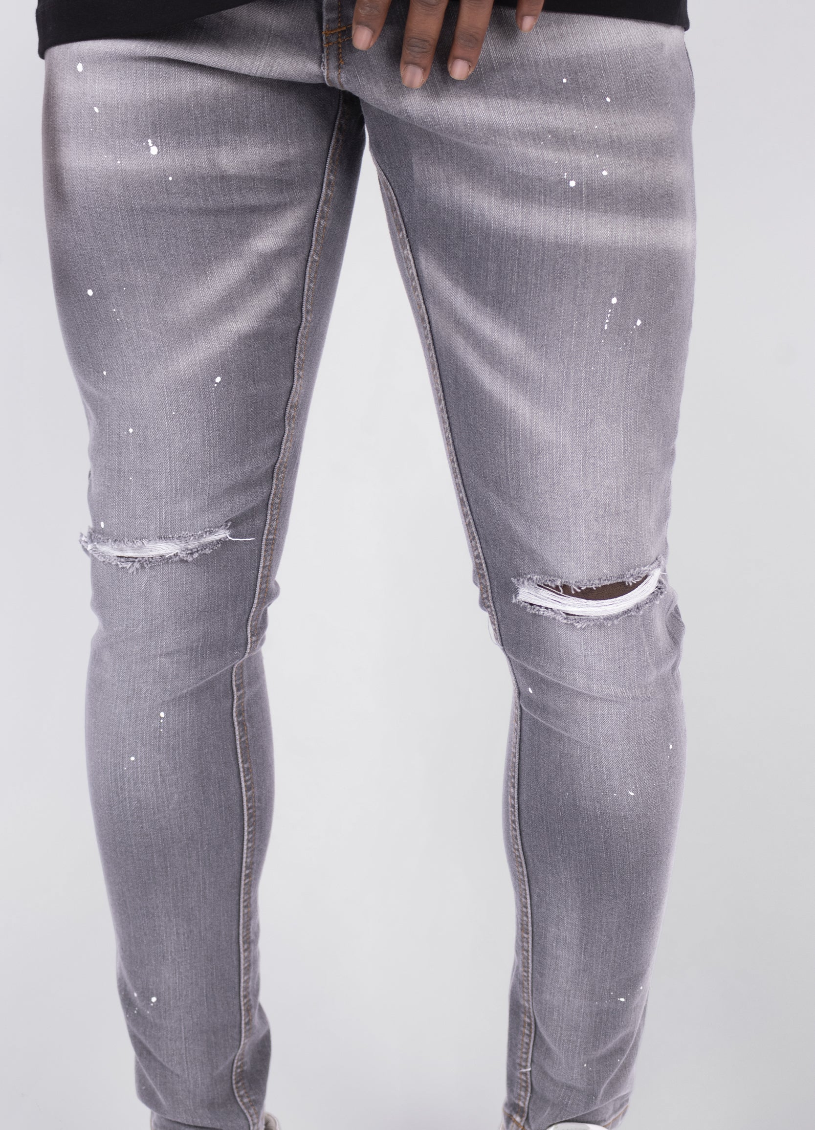 Jean hombre Skinny Gris