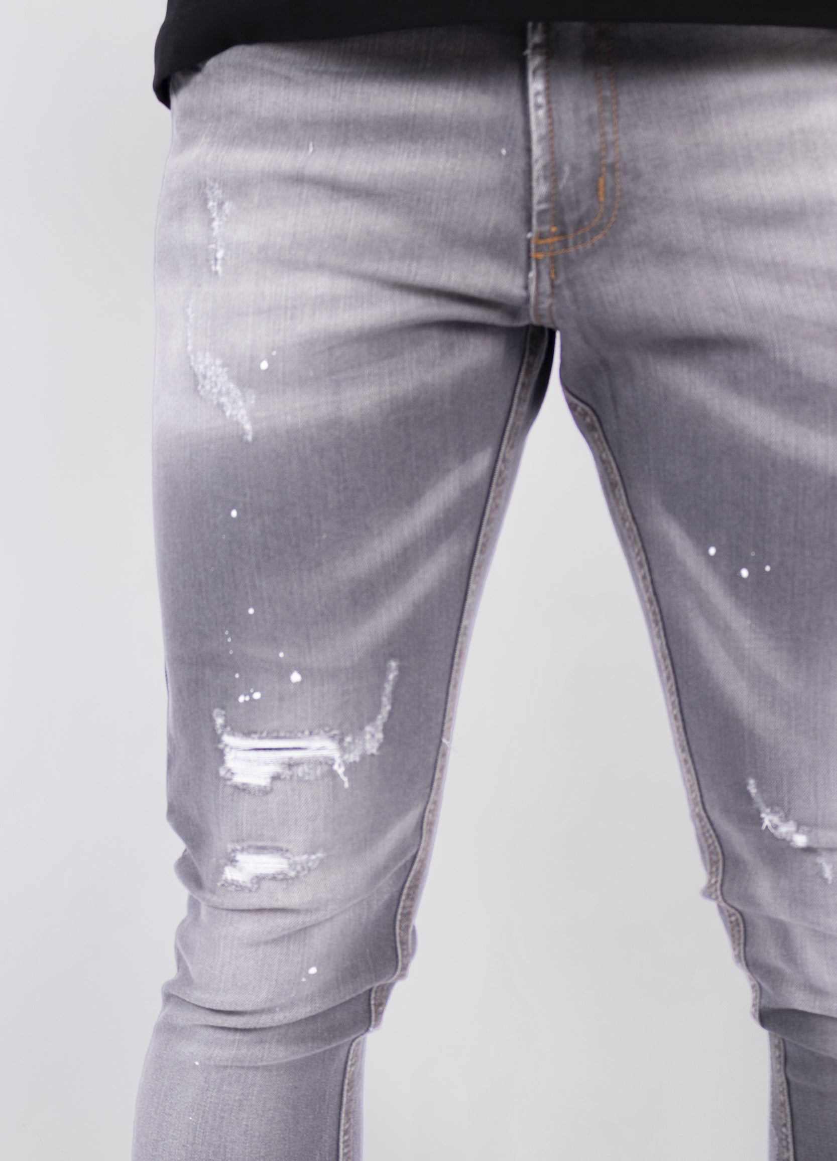 Jean hombre Skinny Gris