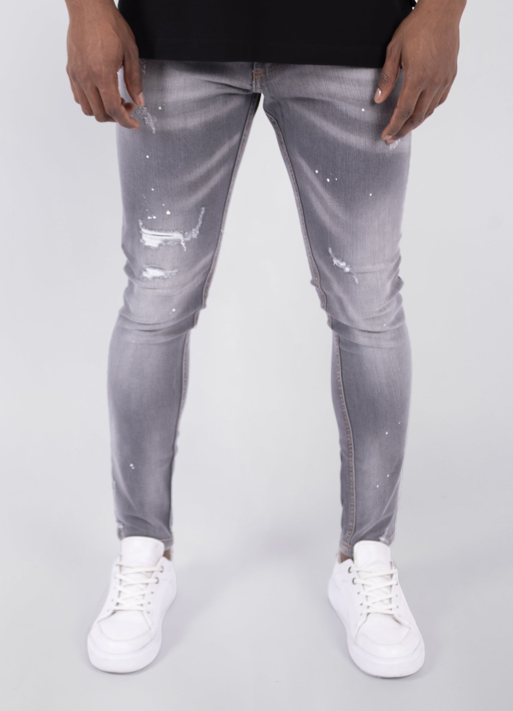 Jean hombre Skinny Gris