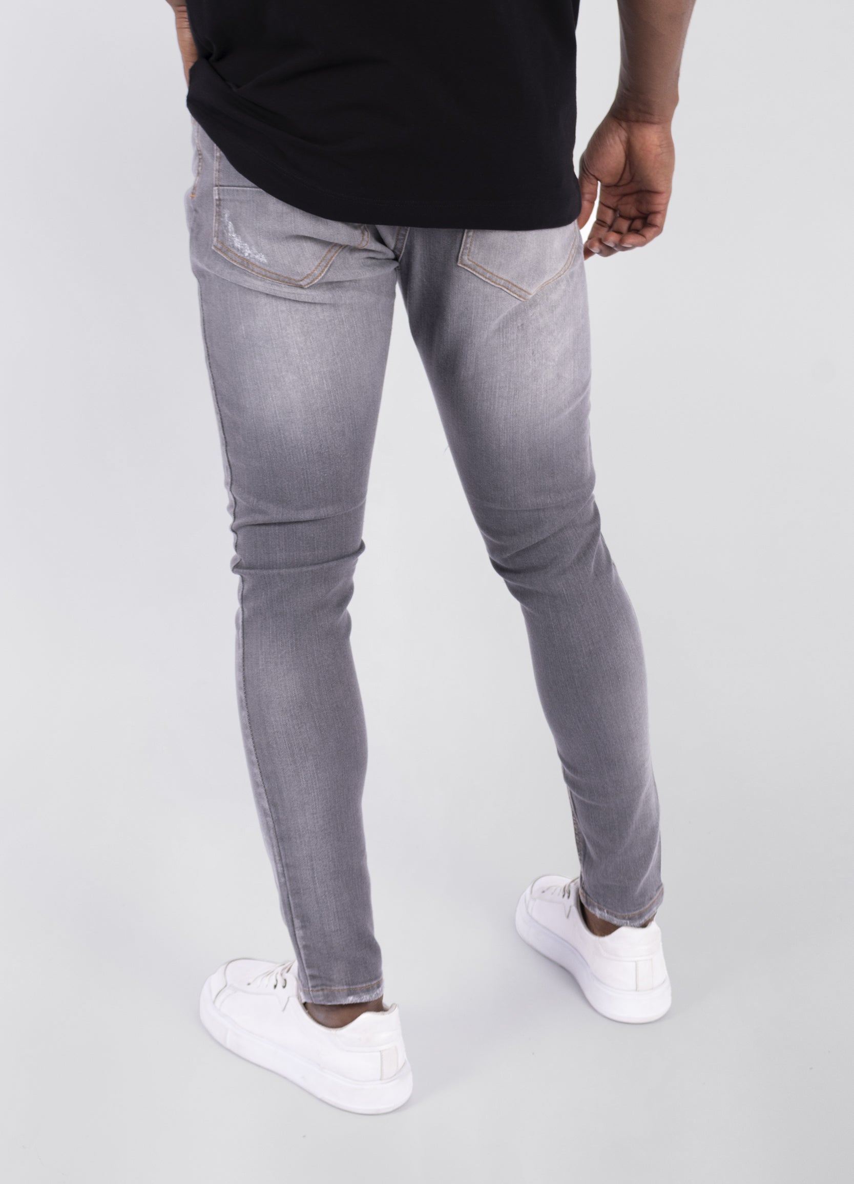 Jean hombre Skinny Gris