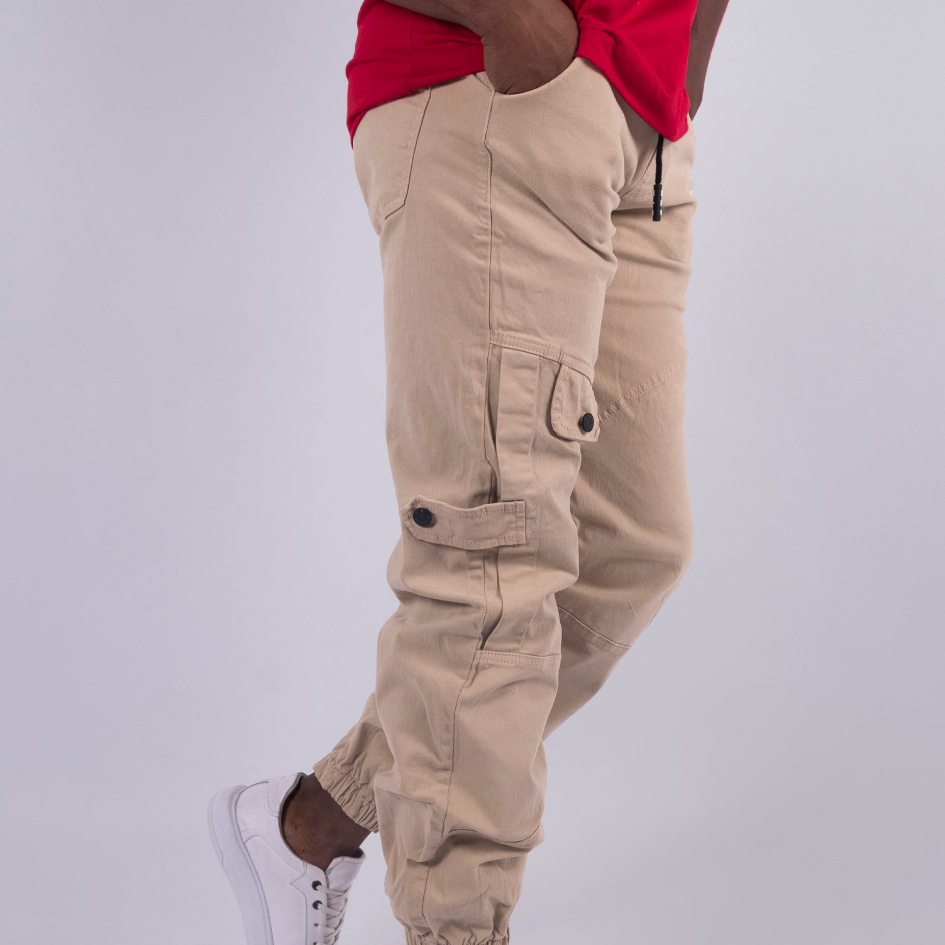 Jogger hombre Dril Beige