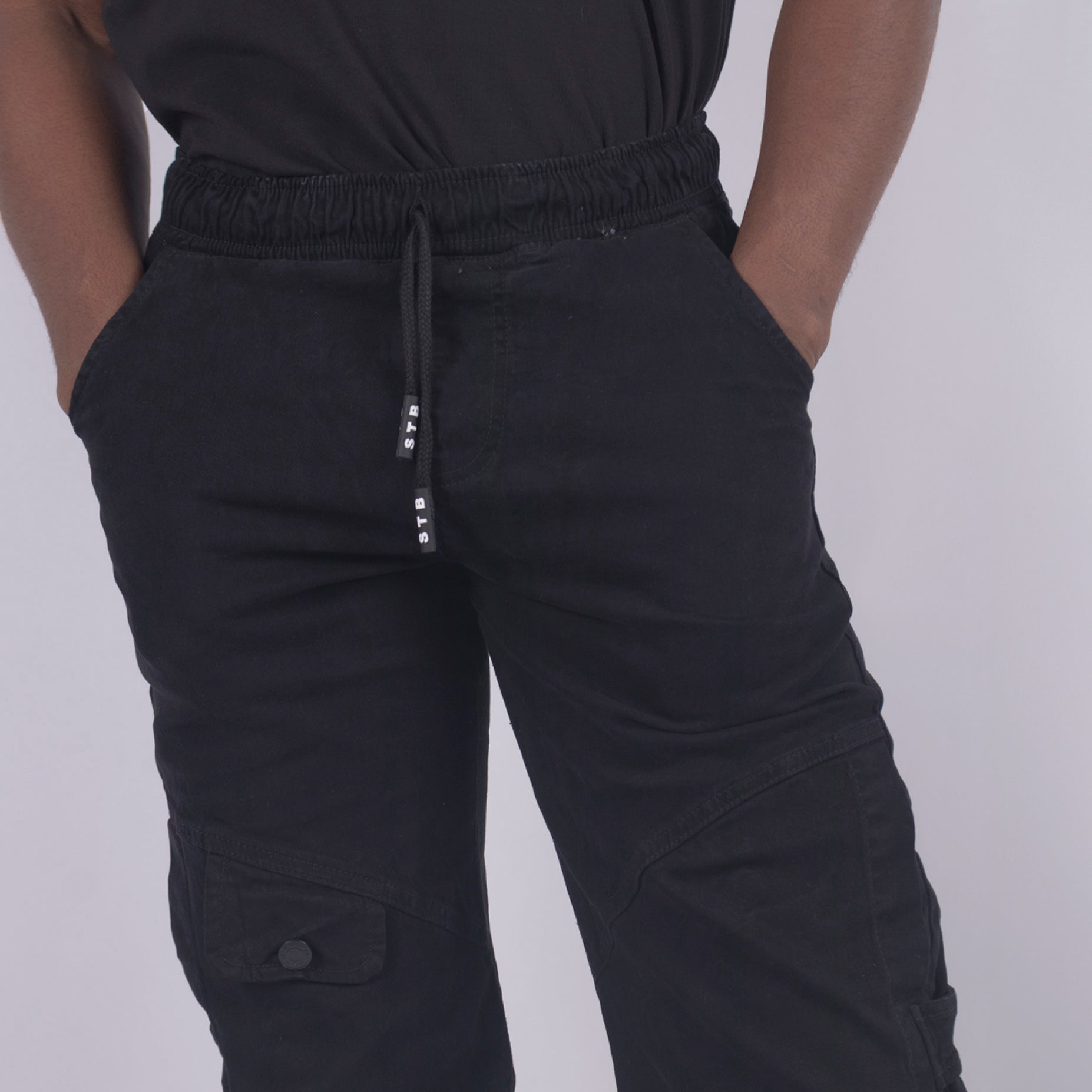 Jogger hombre Dril Negro