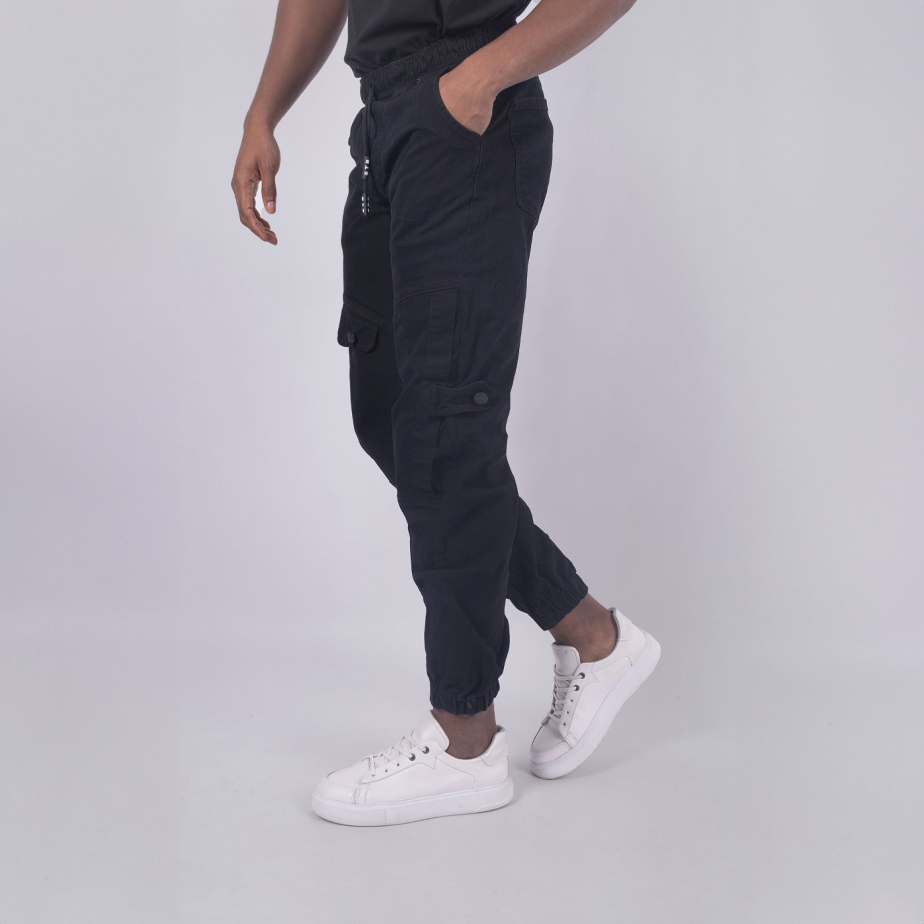 Jogger hombre Dril Negro