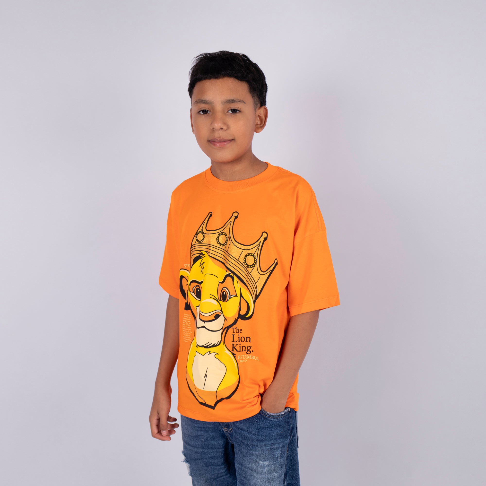 Oversize niño Rey Leon