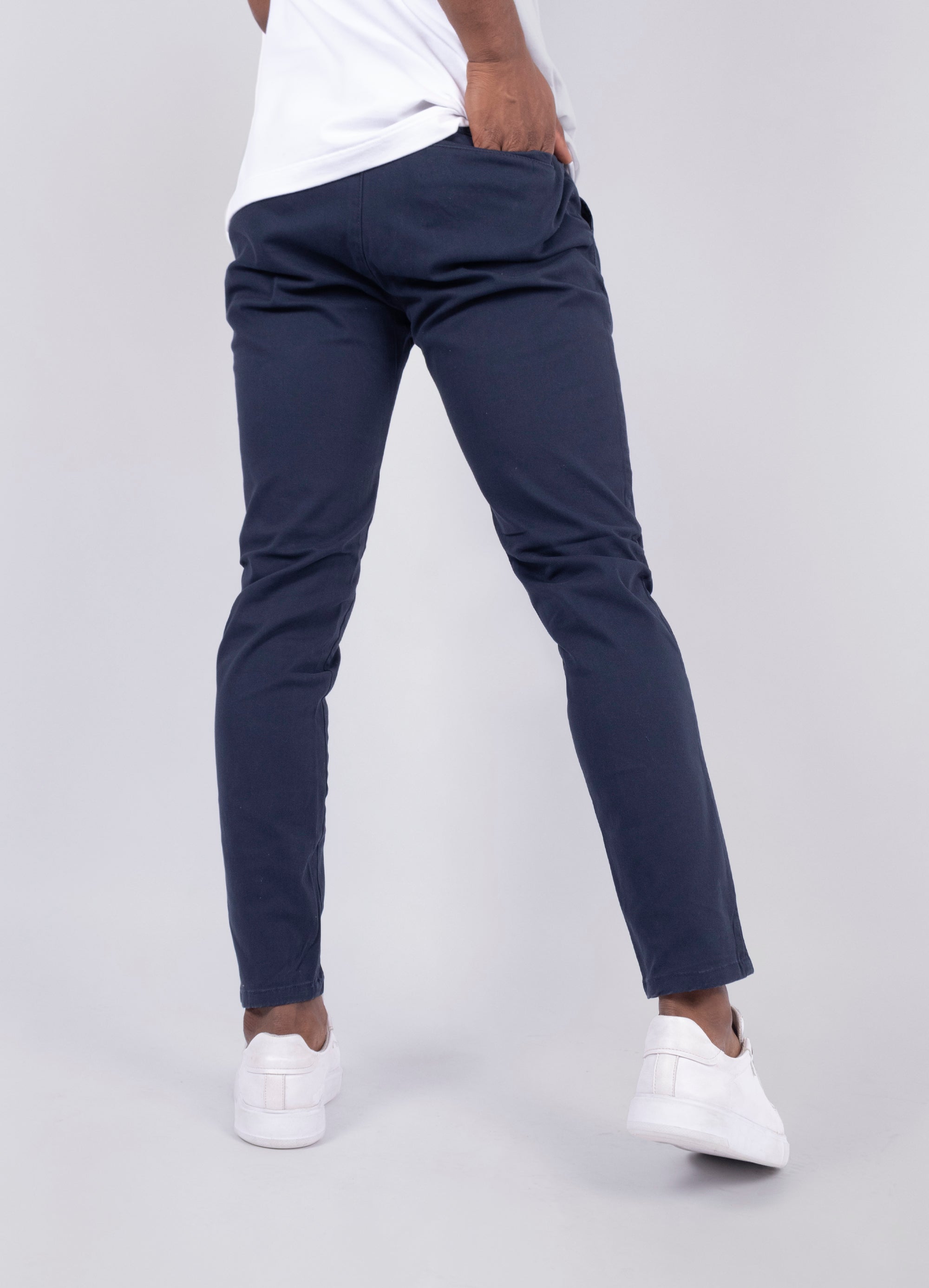 Pantalon Hombre Dril Azul