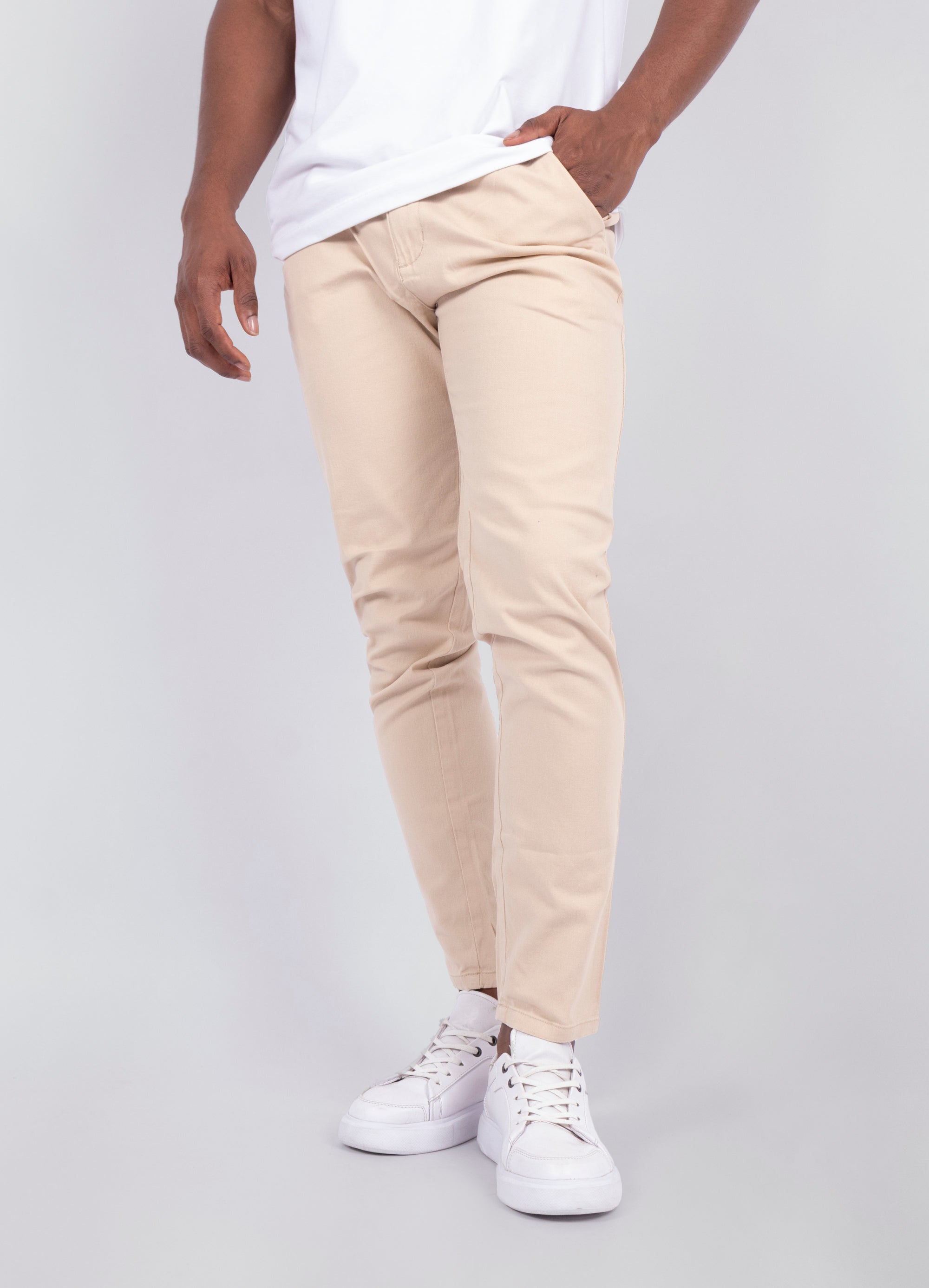 Pantalon Hombre Dril Beige
