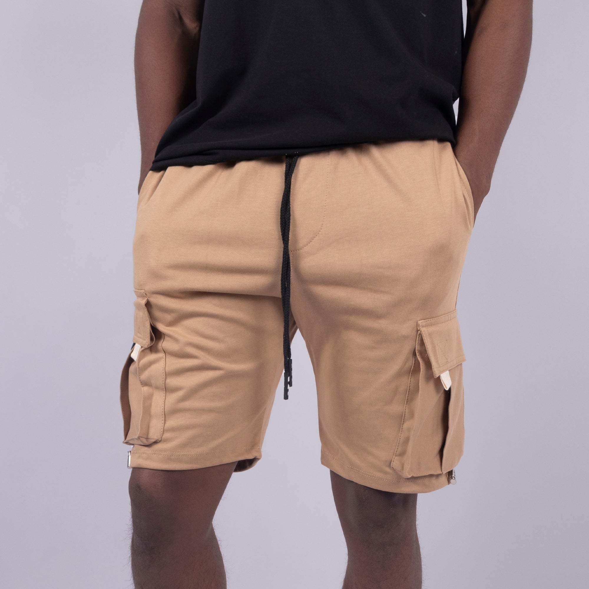 Pantaloneta hombre Cargo Camel