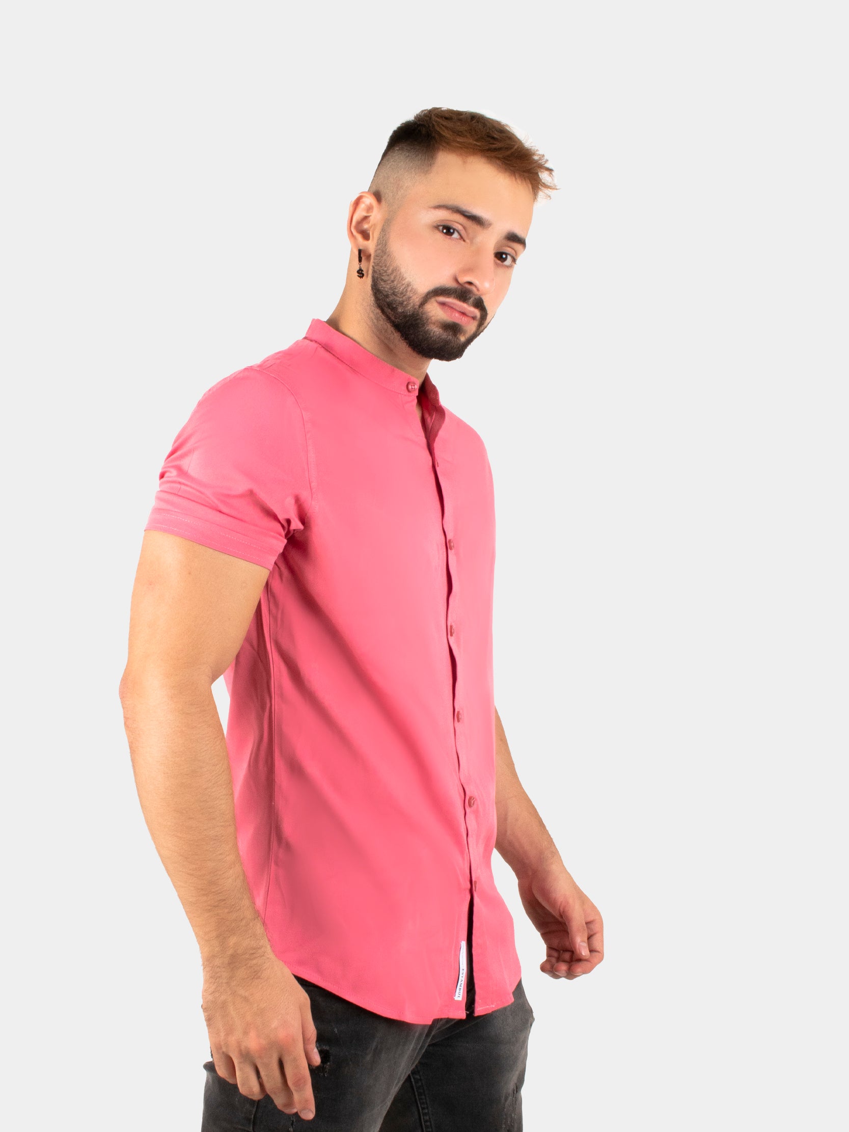 Camisa básica Estambul rubor