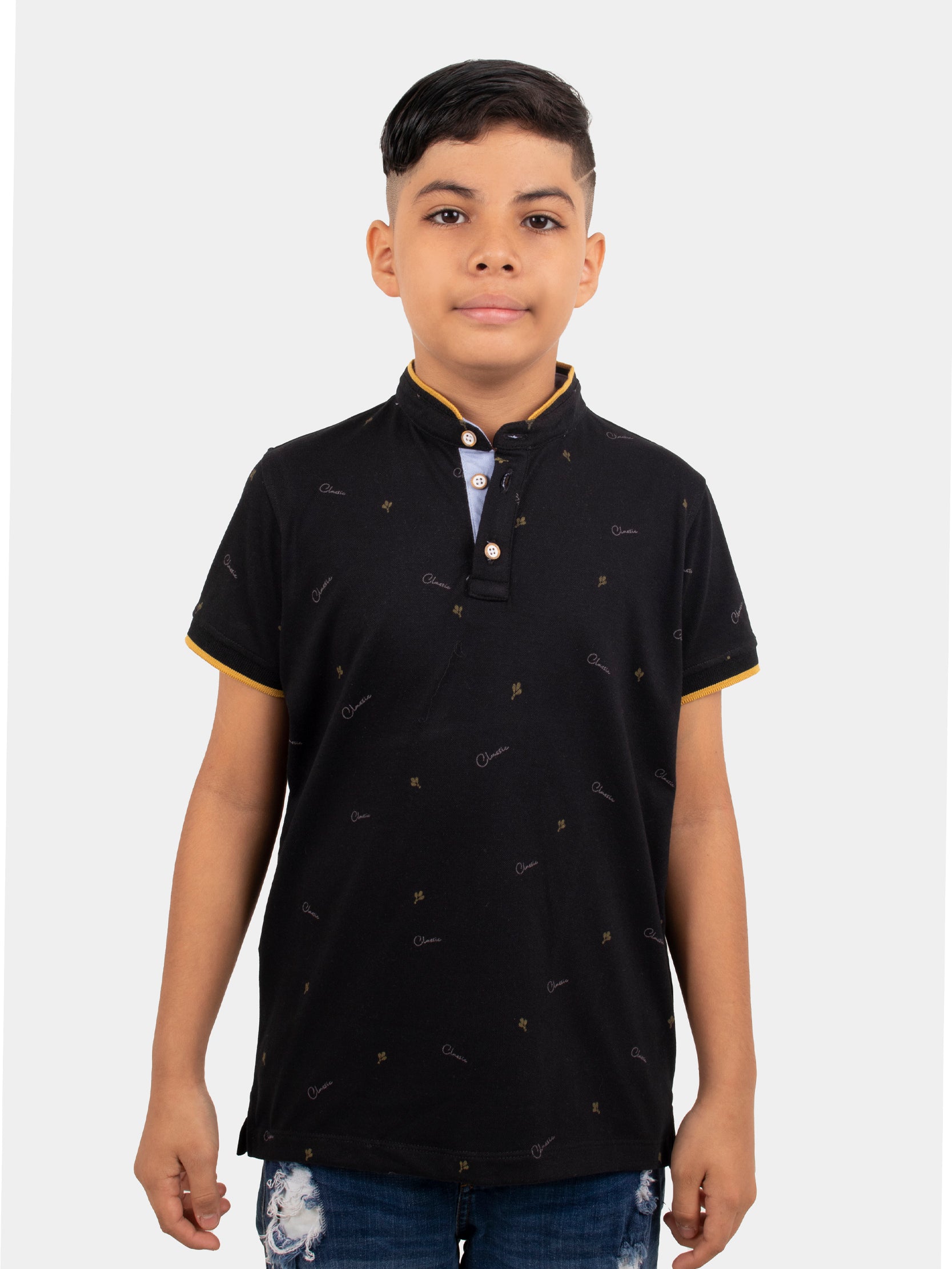 Polo niño estampado