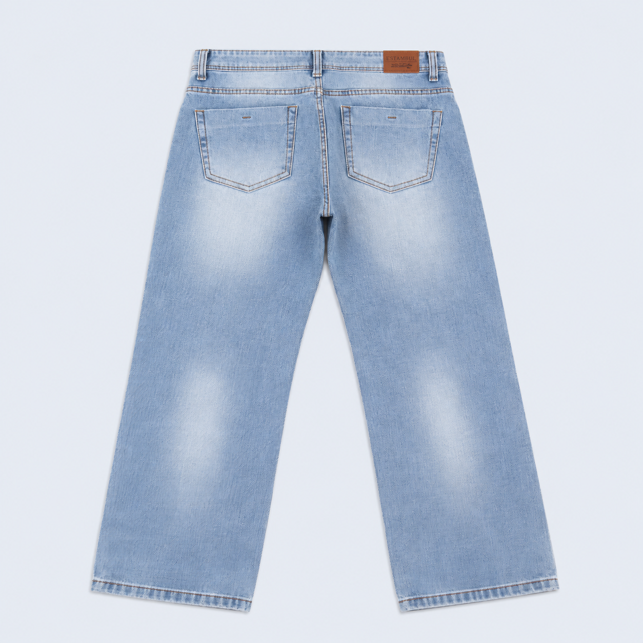 Jean hombre regular azul claro
