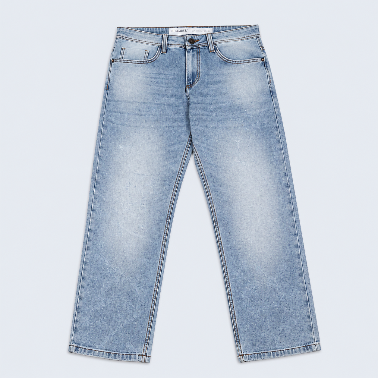 Jean hombre regular azul claro