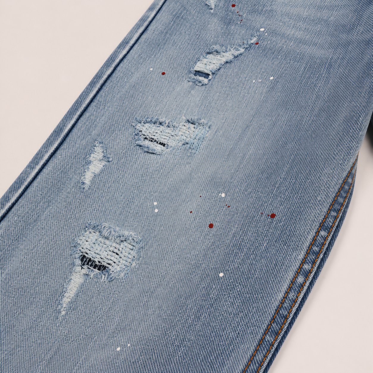 Jean hombre regular chispas