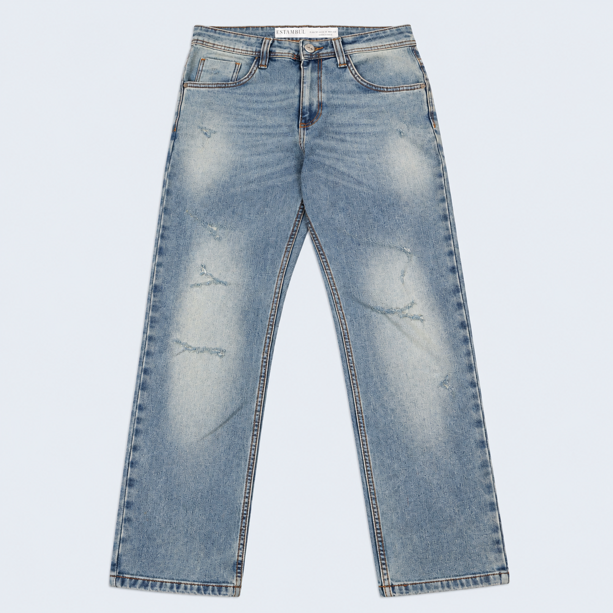 Jean hombre regular azul