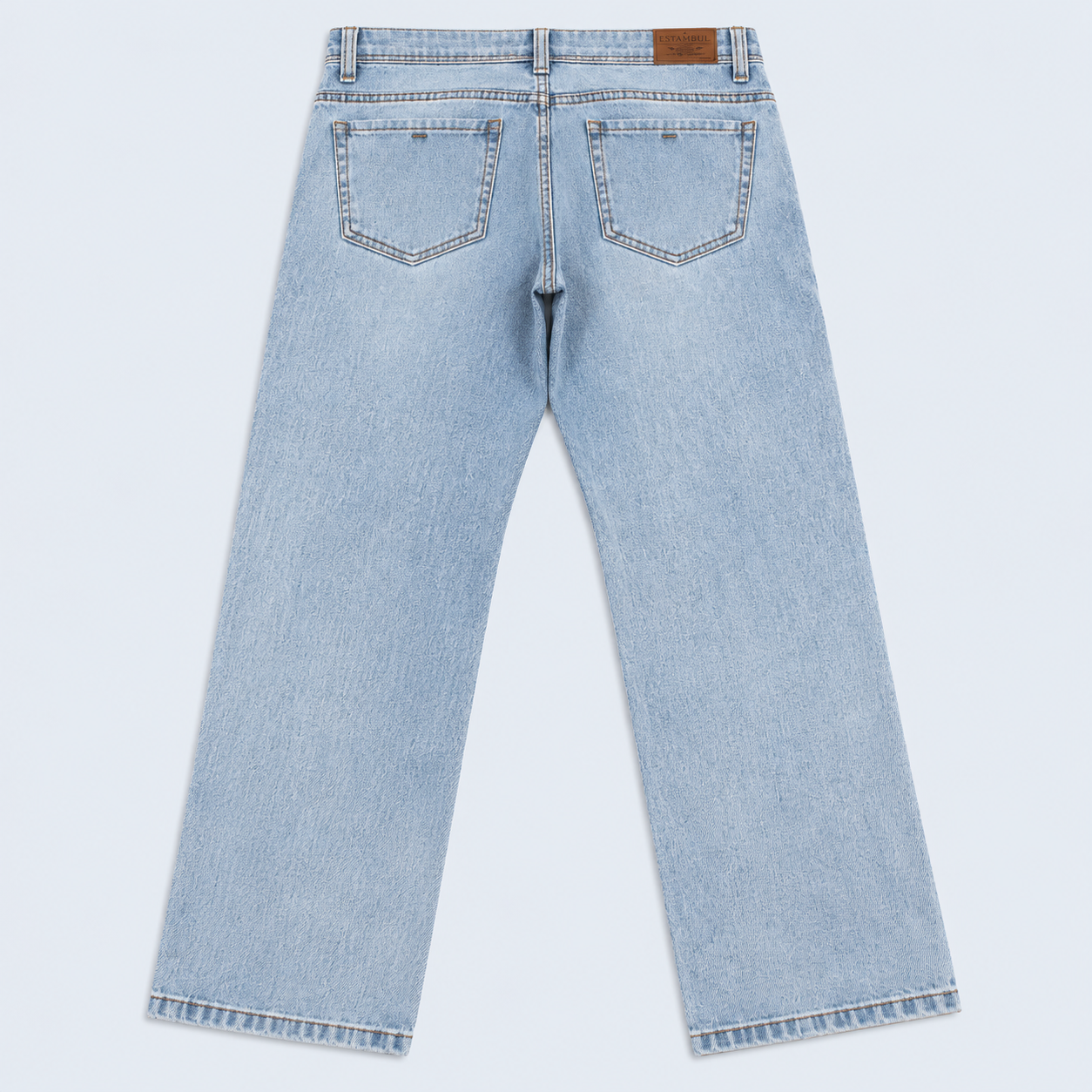 Jean hombre regular azul claro